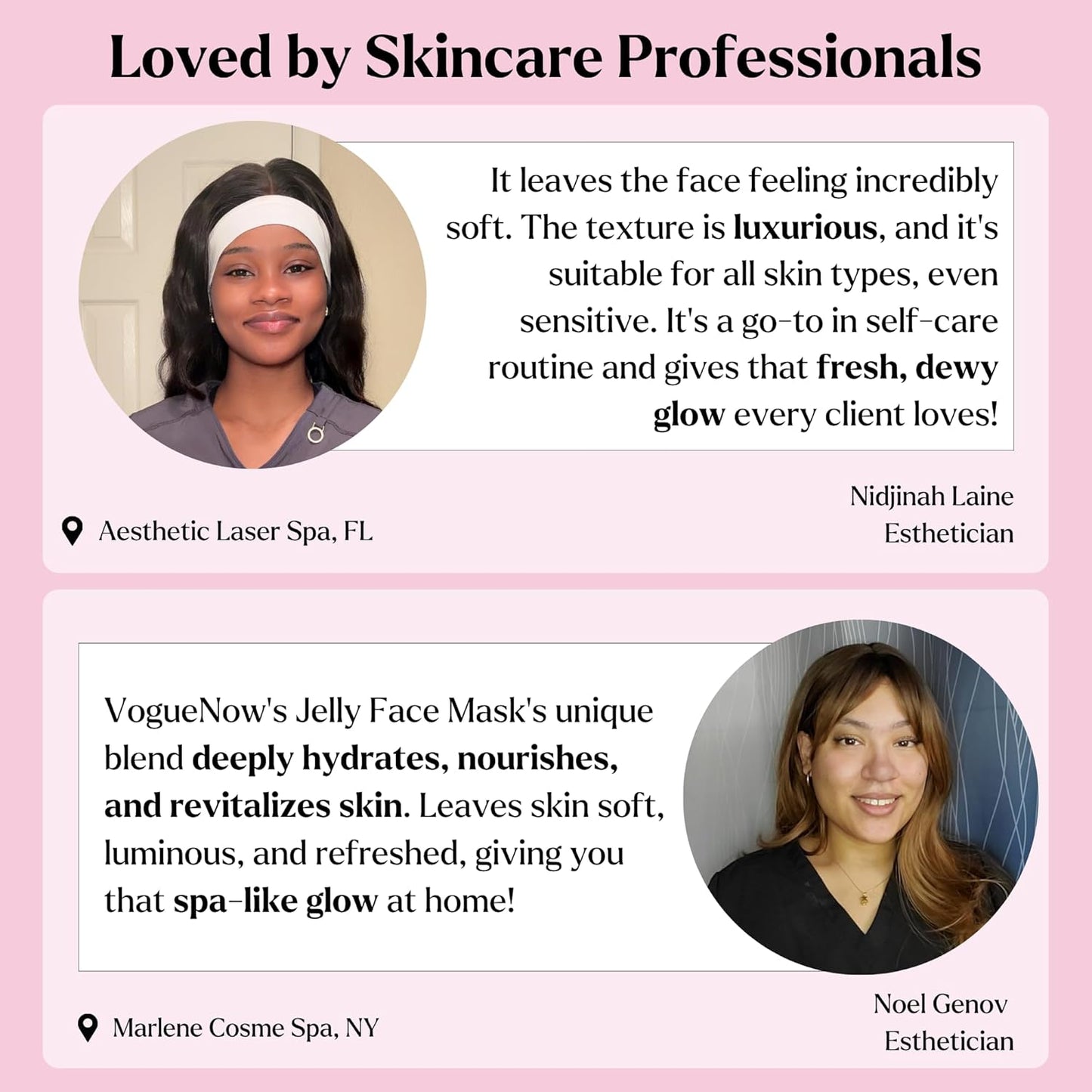 Bulgarian Rose Hydrating Jelly Face Mask - Brightening & Nourishing with Free Jade Roller | 23 Oz Professional Vajacial Mask