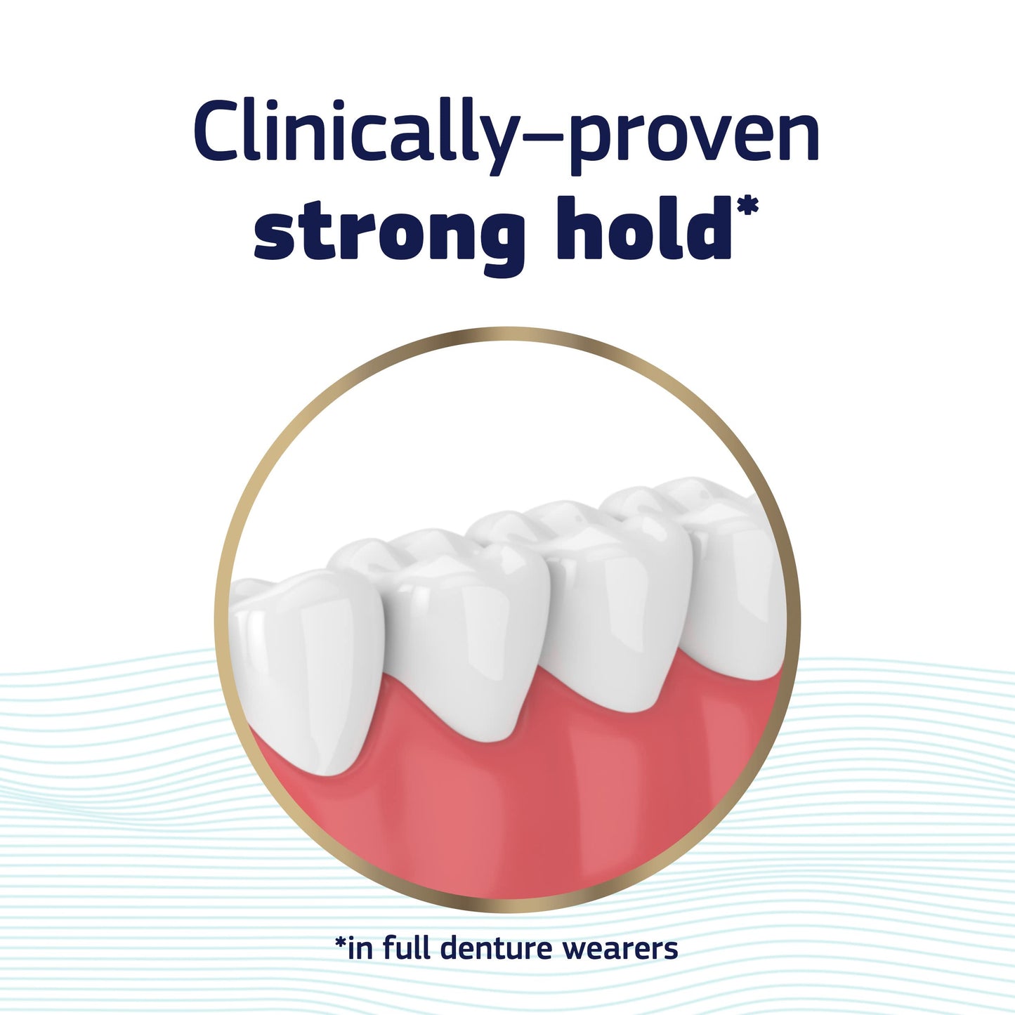 Fixodent Pure Strength Secure Denture Adhesive 2.4oz (Pack of 4)