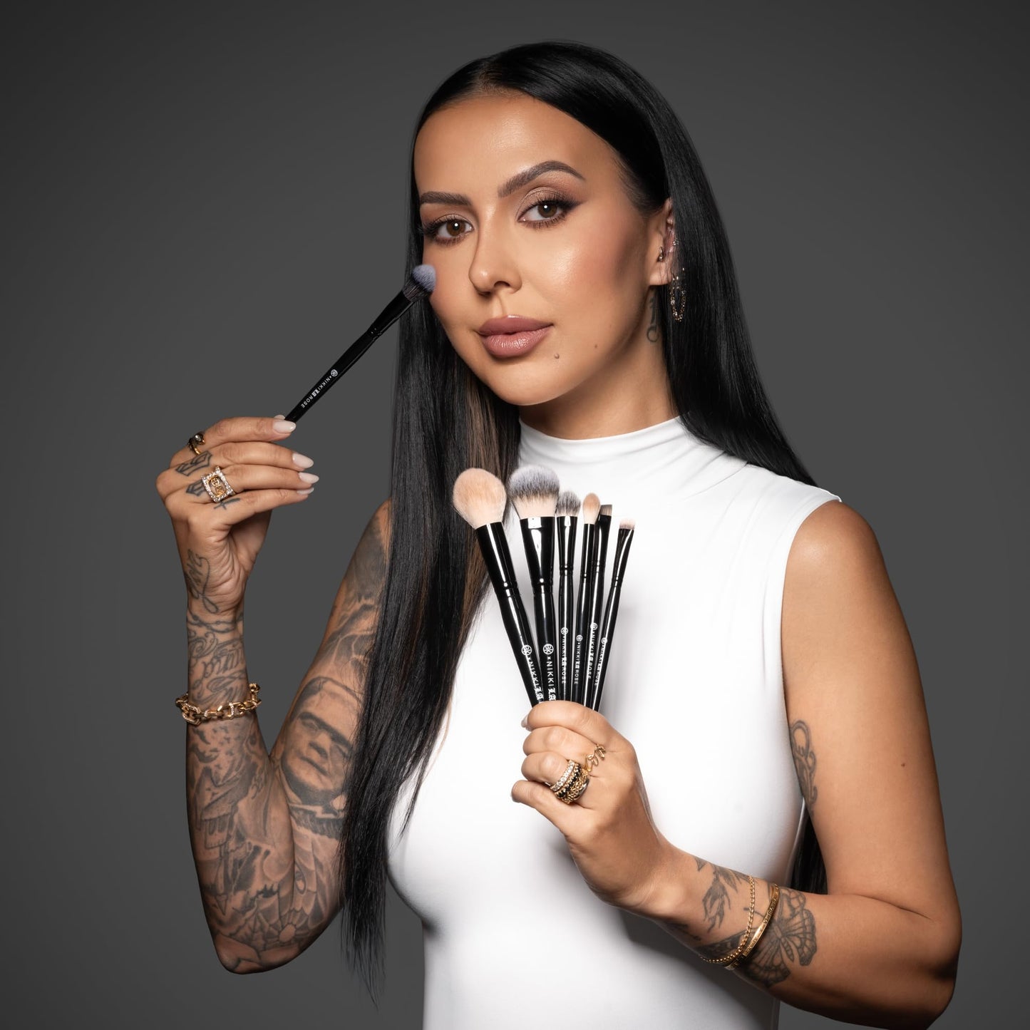 BK BEAUTY - Nikki La Rose Pro Artist Makeup Brush Set (7PC)