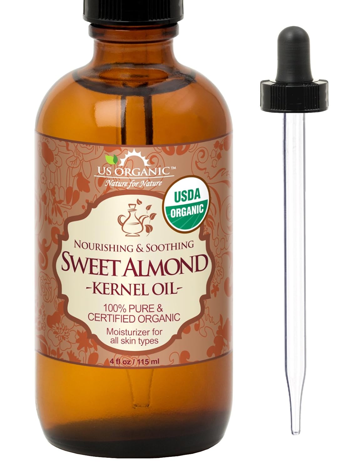 USDA Organic Sea Buckthorn Oil - 100% Pure Virgin, Anti-Aging Face & Hair Treatment, 1 oz