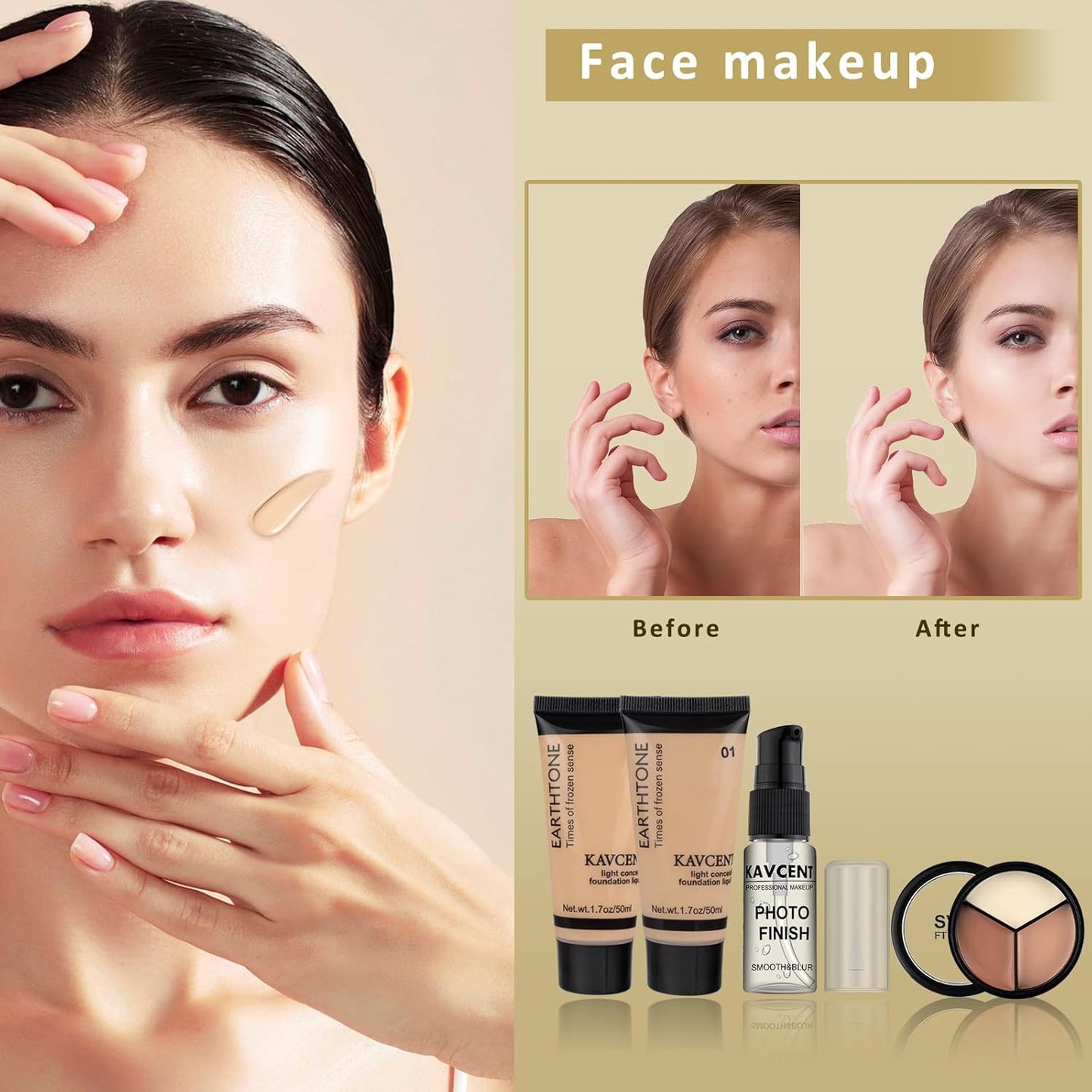 Teen Makeup Kit - Complete Set for Girls | Eyeshadow, Lip Gloss & More | Perfect Christmas Gift
