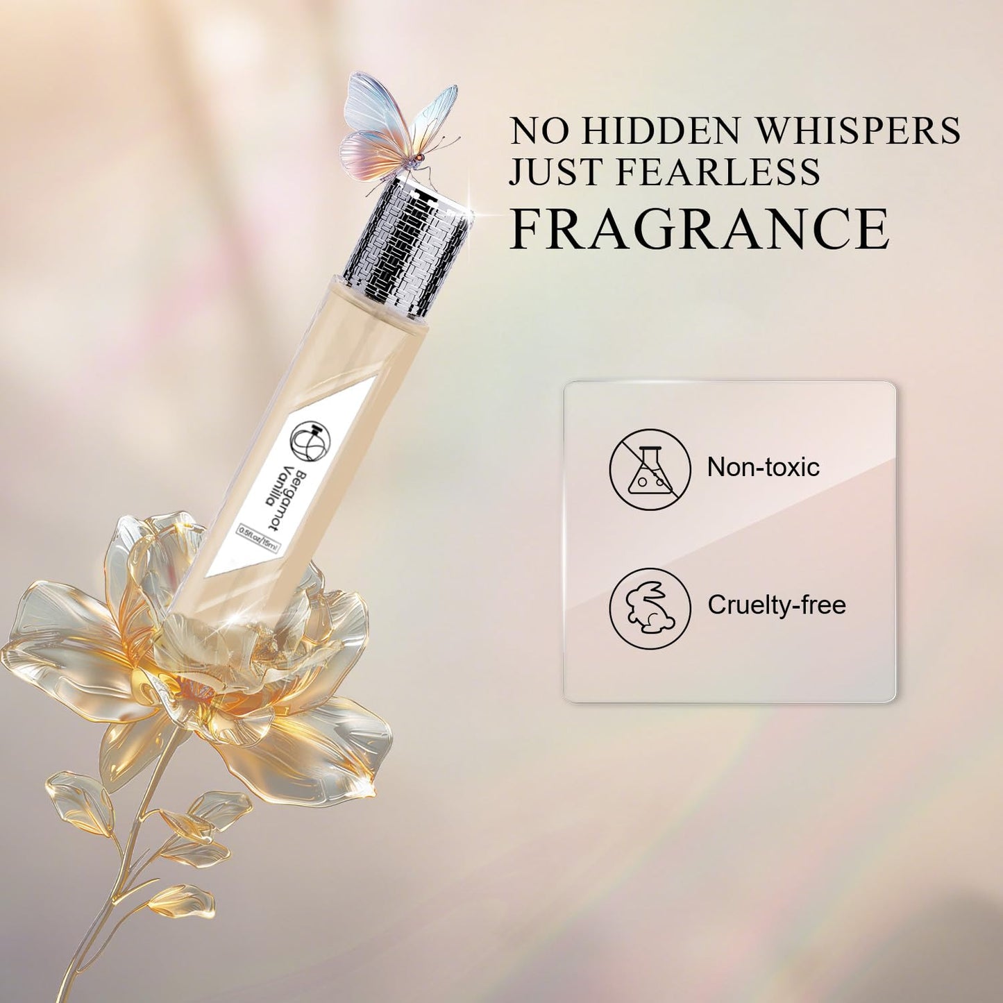 AUREMIST Pheromones Perfumes for Women, Bergamot Vanilla Perfume, Sweet Long Lasting Travel Size Perfume 0.5 fl.oz, Eau De Parfum Enhanced Scents Pheromone Perfumes (Bergamot Vanilla)