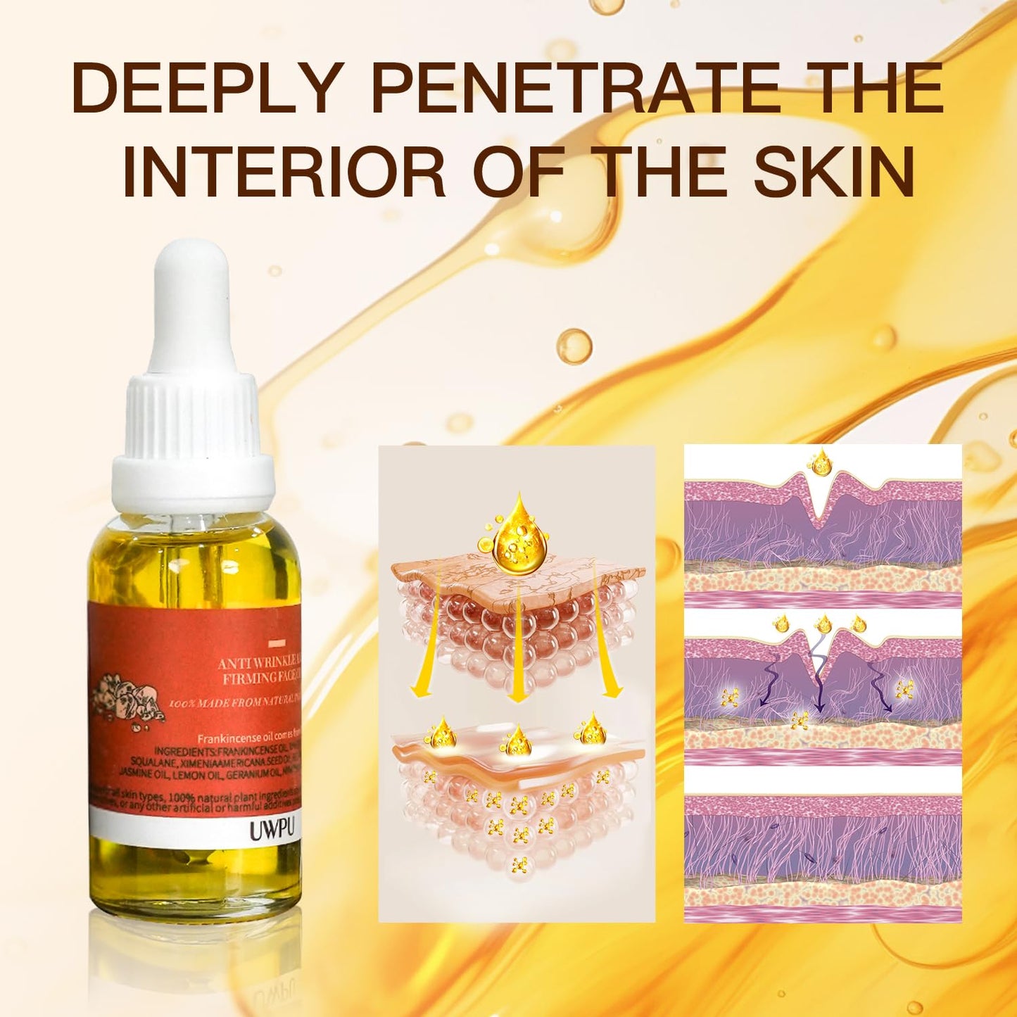 Vitamin E Oil 80,000 IU with Bakuchiol for Wrinkles & Scars - 30ml Natural Skin Moisturizer