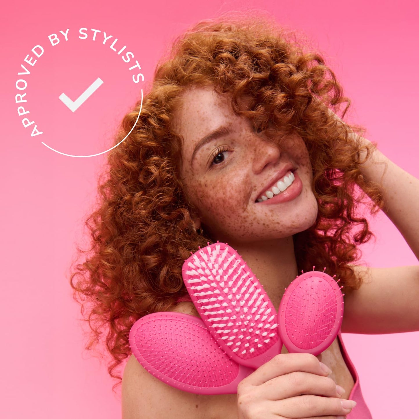 Wet Brush Original Detangler Brush - Metallic Marble, Onyx - All Hair Types - Ultra-Soft IntelliFlex Bristles Glide Through Tangles with Ease - Pain-Free Comb for Men, Women, Boys and Girls