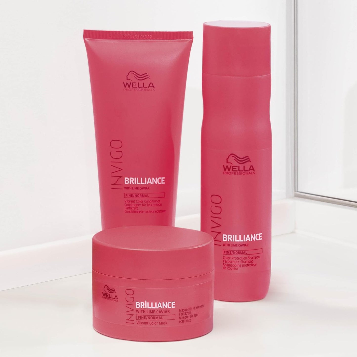 Wella Invigo Brilliance Hair Mask for Color Treated Hair - 5.07 oz Conditioning Treatment