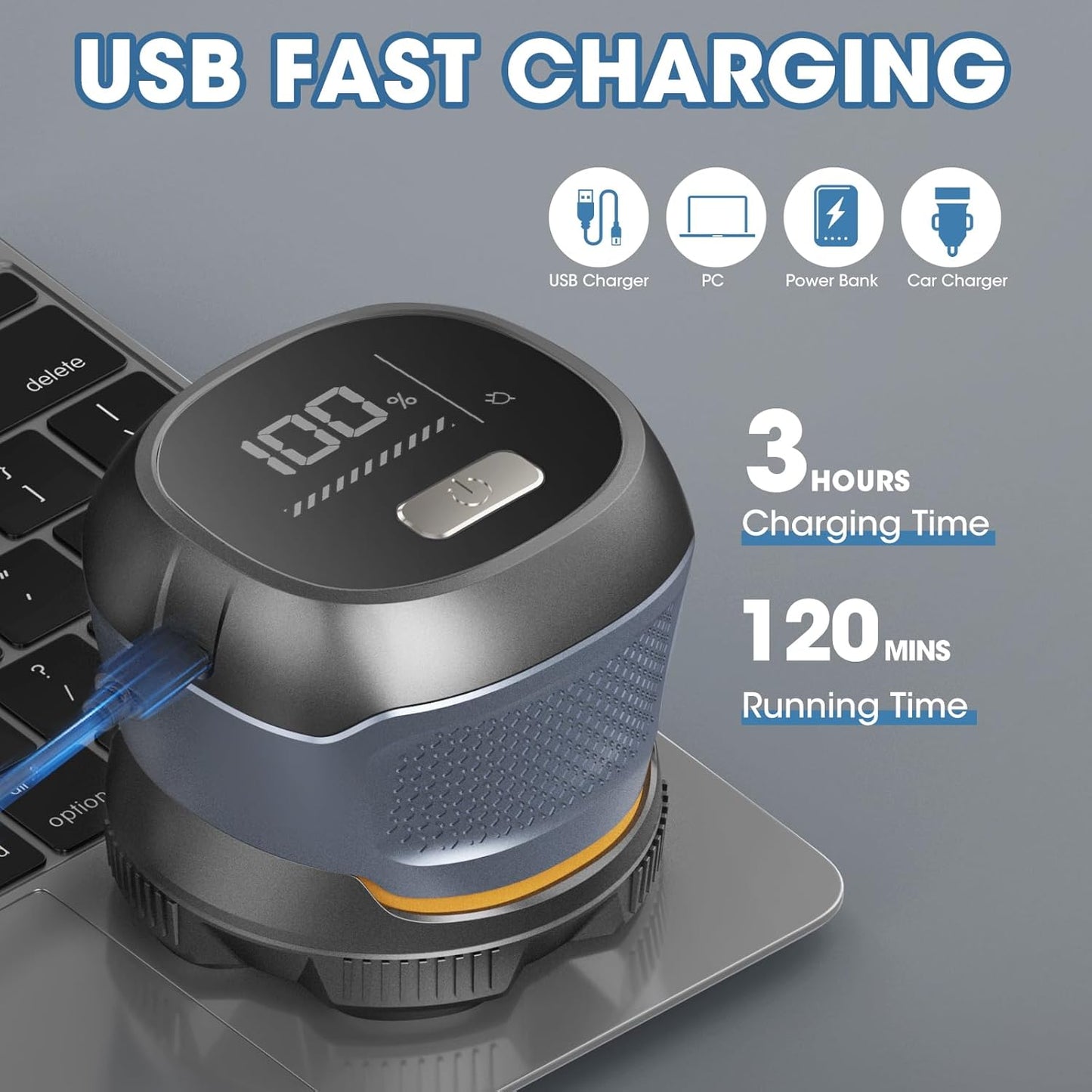 Powerful Foil Bald Shaver for Men - Cordless Electric Razor & Beard Trimmer with LED Display