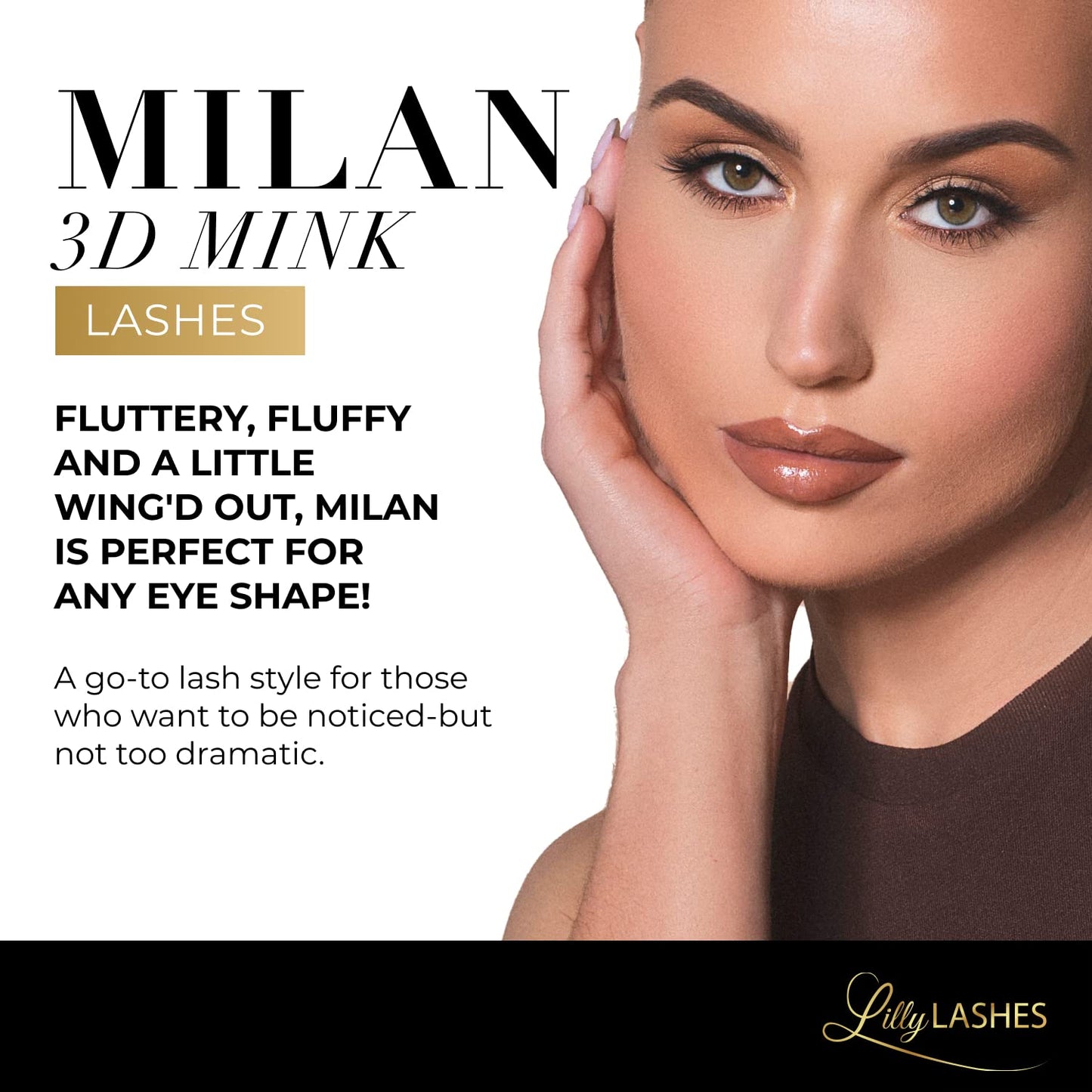 Miami Flare 3D Mink Lashes by Lilly Lashes | Reusable Wispy & Fluffy Strip Eyelashes