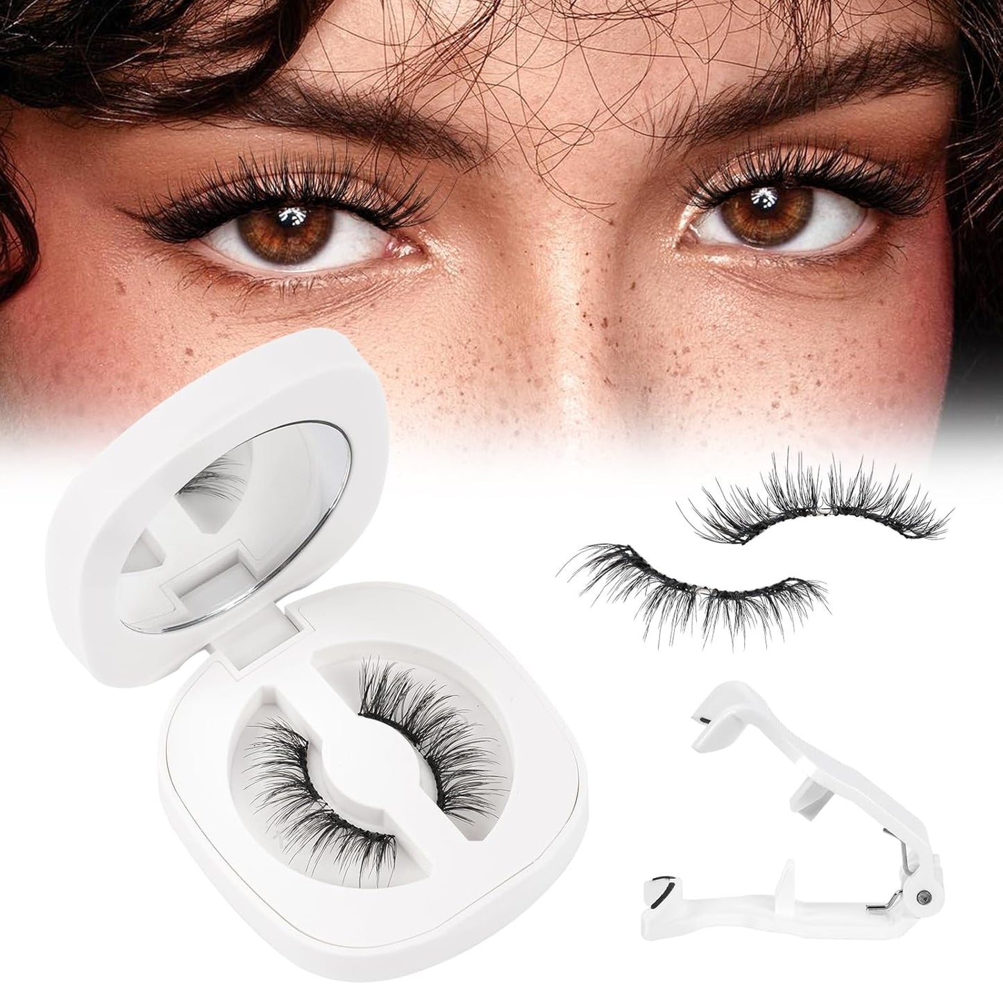 DIY Lash Extension Kit - 280 Soft Cluster Lashes, 100D Curl, Easy Application with Bond & Seal