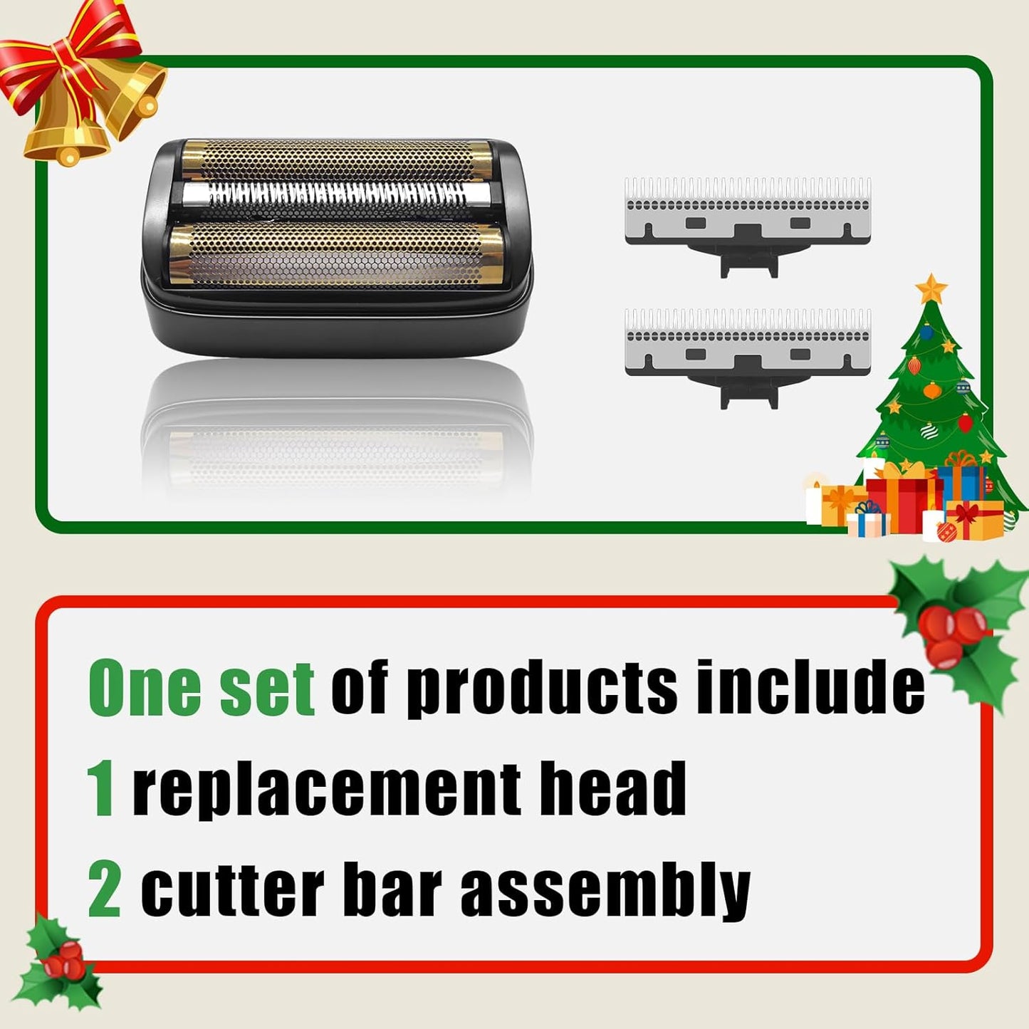 Replacement Foil & Inner Cutters for Andis 17300 reSURGE Electric Shaver - 1 Pack