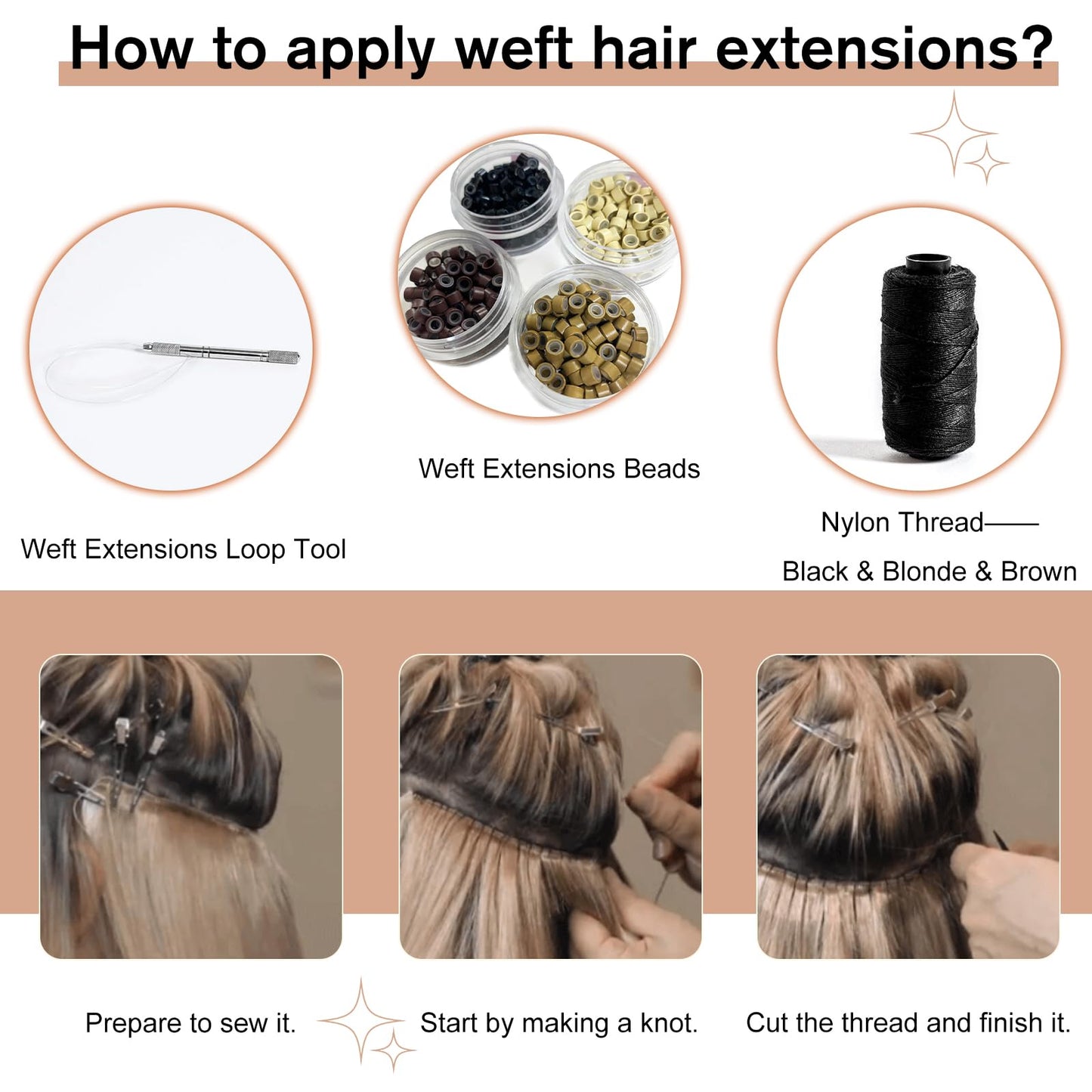 Full Shine 22 Inch Human Hair Weft Sew In Hair Extensions Real Human Hair Hand Tied Hair Extensions Straight Remy Hair For Women Color Ash Blonde Highlight Bleach Blonde Bundles Human Hair 60G