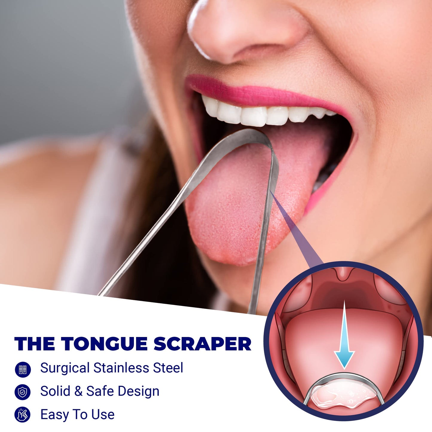 ORAVIX Tonsil Stone Remover - Tonsil Stone Removal Kit - Tonsillolith Remover Tool - Tonsil Cleaner - Fight Bad Breath - Tonsil Stone Removal Tool - Oral Irrigator - Tongue Scraper - 7 Pieces