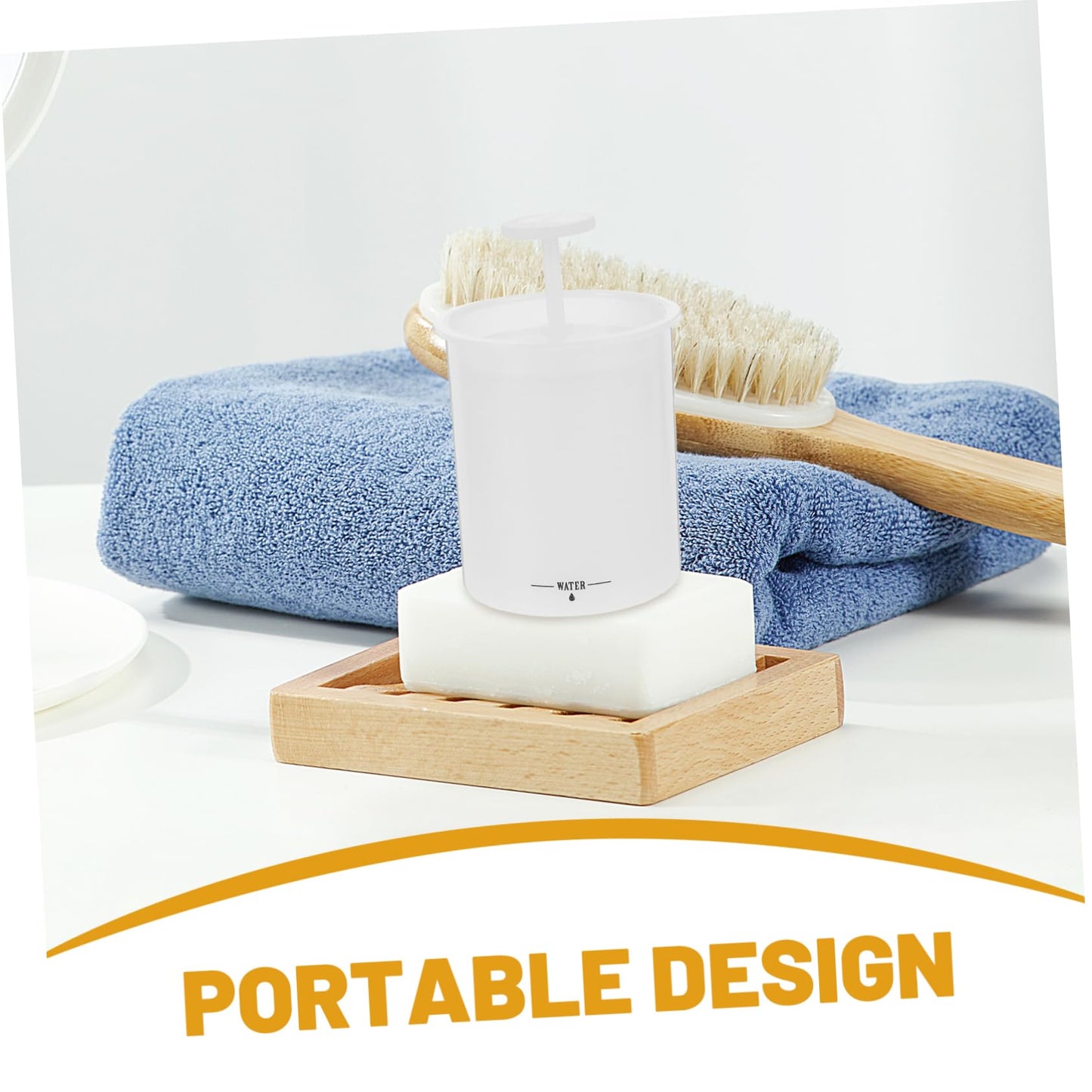 Baluue 2pcs Facial Foam Maker Cups Portable Cleansing Tool for Home Travel Produces Rich Foam for Skincare Efficient Face Wash Foamer Output