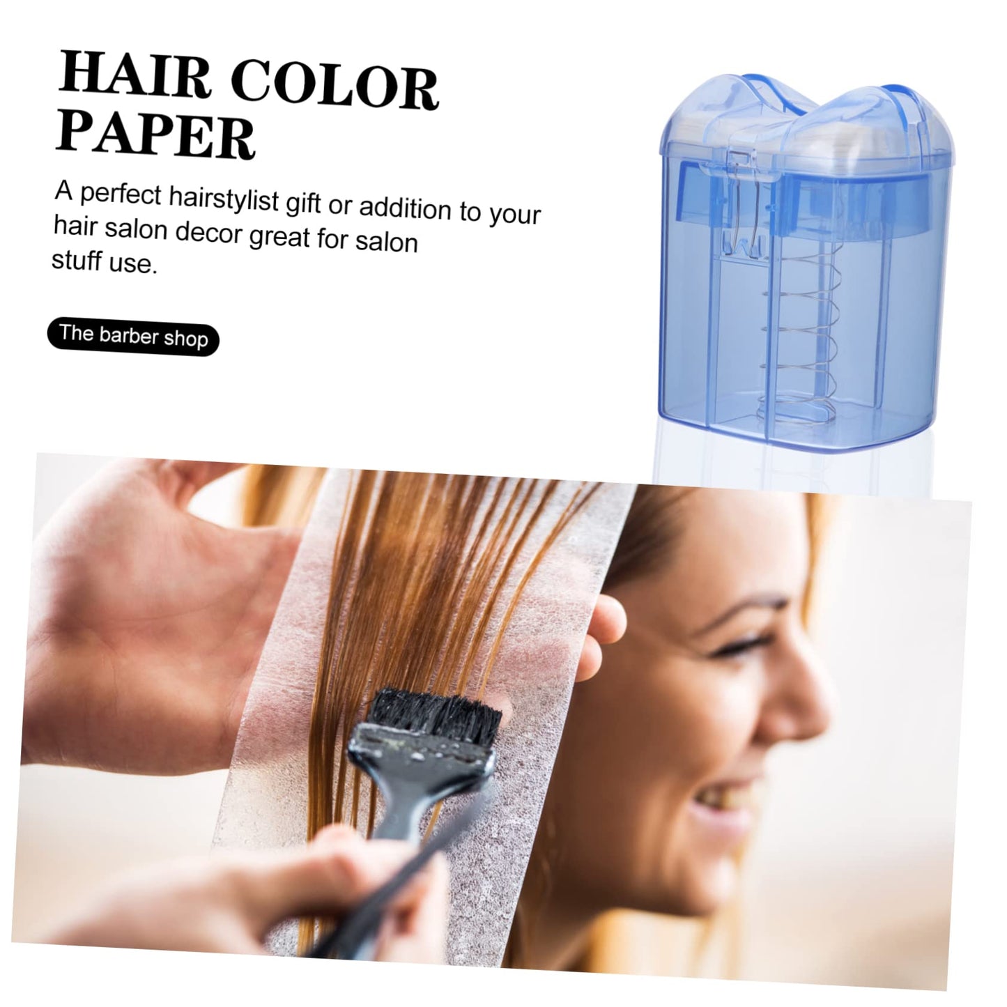HOOTNEE Hair Salon Supplies Perm Paper Box Tissue Dispenser Easy Accessible Hair Dyeing Paper Organizer