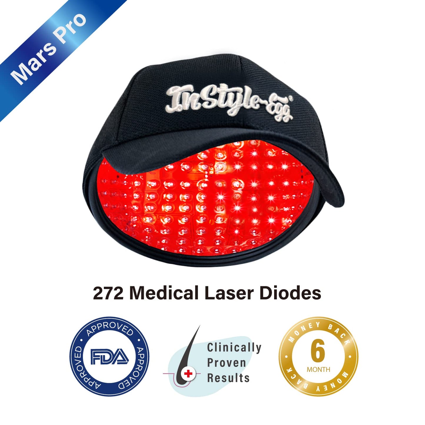 272 Laser Cap for Hair Growth, Hair Regrowth System for Men/Women, Scalp Treatment to Stop Hair Loss and Regrows Thinning Hair
