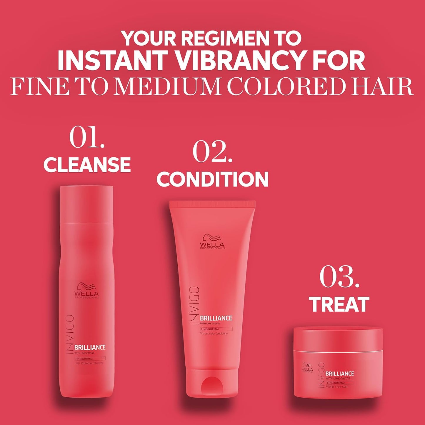 Wella Invigo Brilliance Hair Mask for Color Treated Hair - 5.07 oz Conditioning Treatment