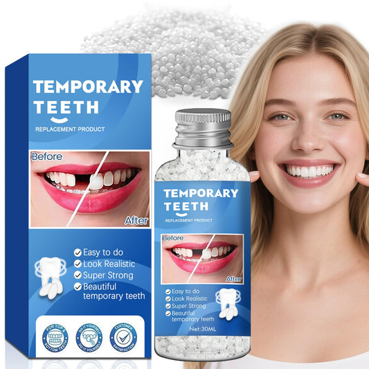 Tooth Repair Kit, Moldable False Teeth Beads for Teeth Repair, Suitable for Missing, Cracked DIY Denture Kit, 1PCS