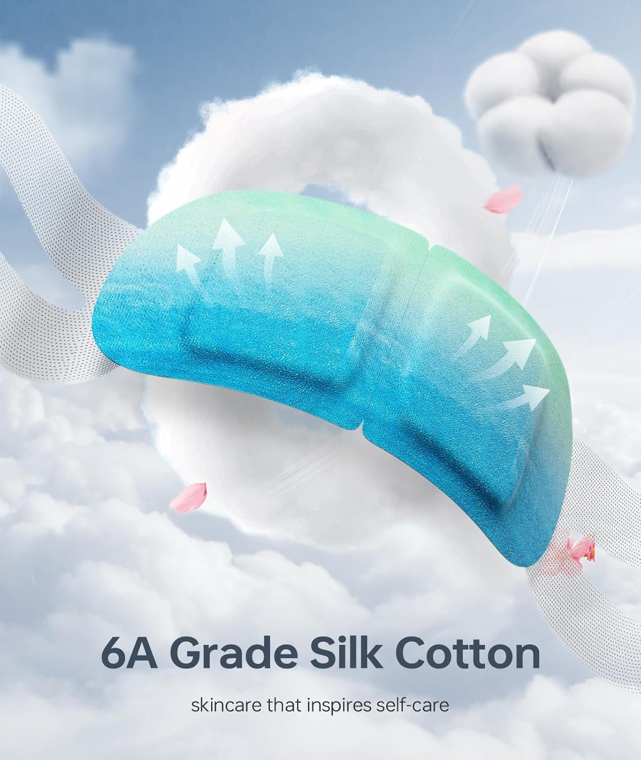 Self-Heating Eye Mask 18 Pack - Silk Cotton Warm Compress for Dry Eye Relief