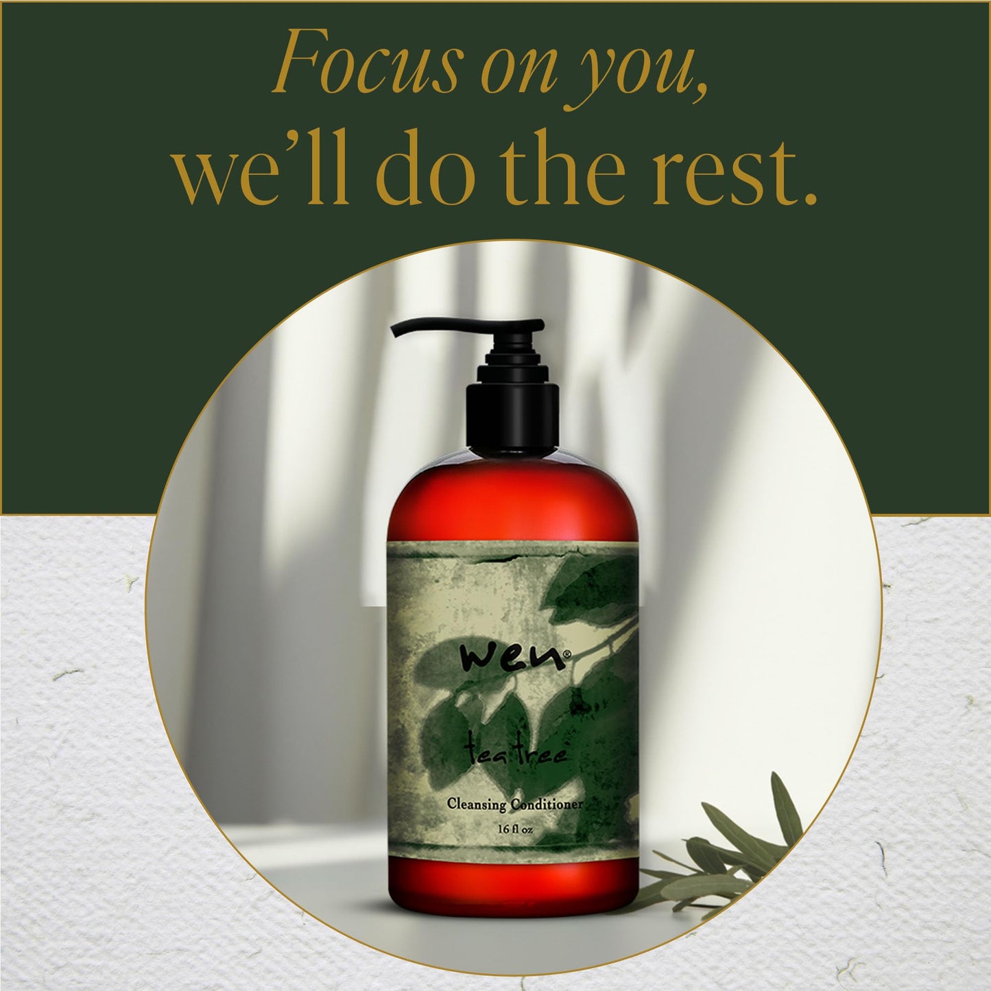 WEN by Chaz Dean Tea Tree Cleansing Conditioner, 16 fl. oz.