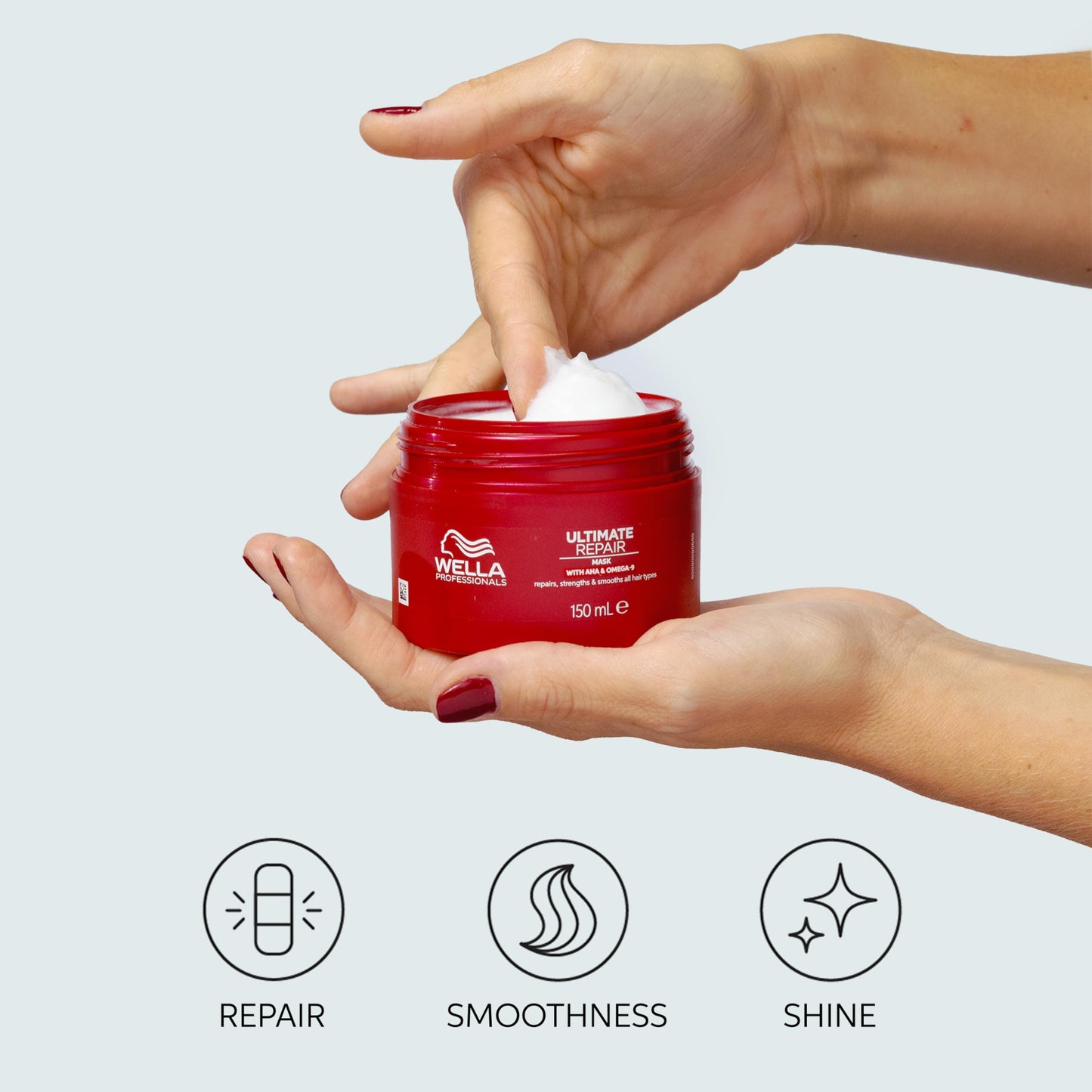 Wella Professionals ULTIMATE REPAIR Mask for Damage Hair | Deeply Nourishing | Strengthens & Smooths | 5 Fl Oz