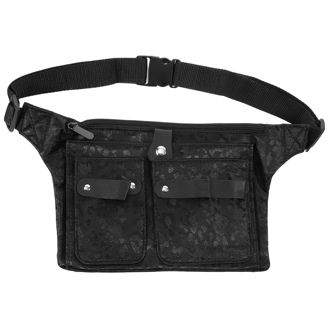 LALAFINA Hairdresser Scissor Bag Canvas Barber Waist Pouch Adjustable Strap Hairdressing Tools Hair Cutting Tools Bag for Salon and Home Use