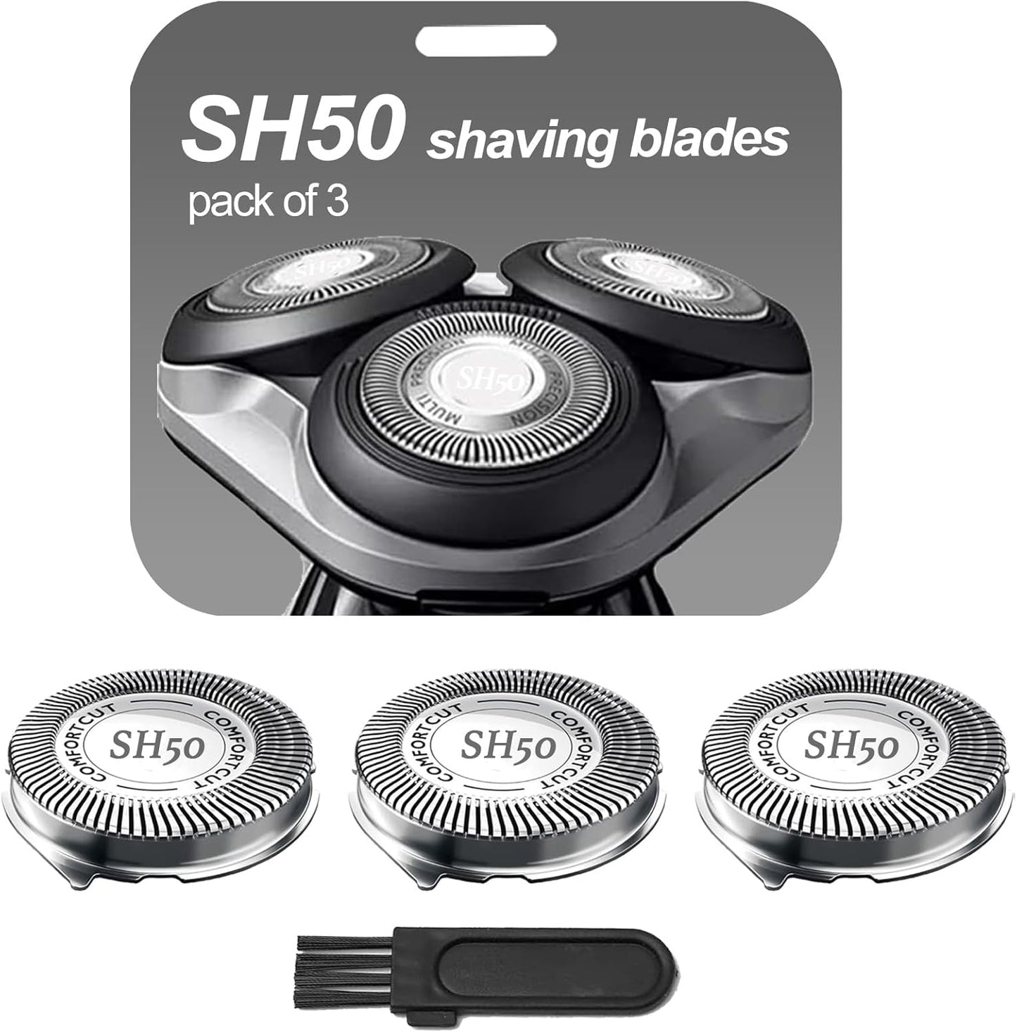 Philips Norelco Series 5000 Shaver Replacement Heads - 6-Pack Rotary Blades for Fast, Smooth Shaving