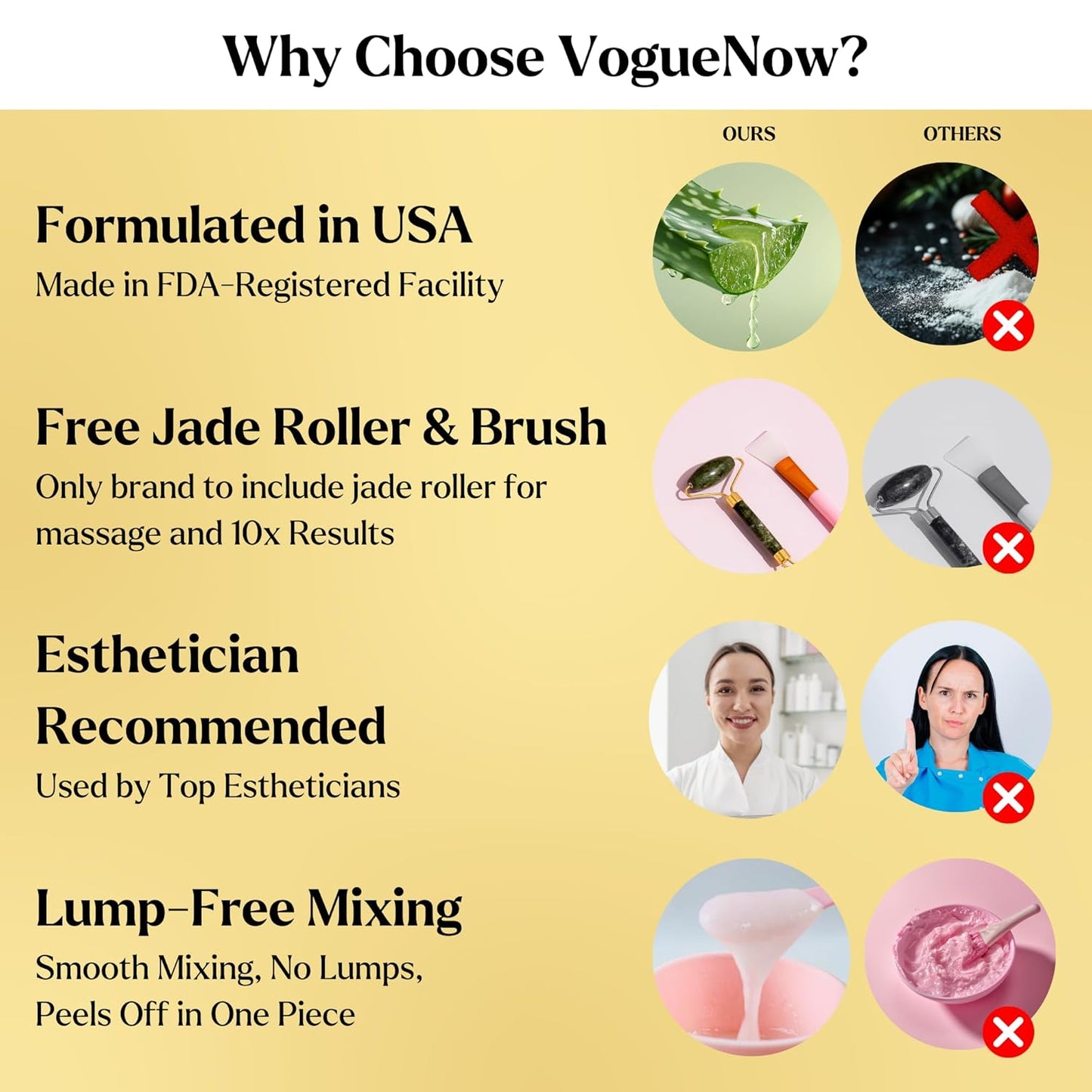 Bulgarian Rose Hydrating Jelly Face Mask - Brightening & Nourishing with Free Jade Roller | 23 Oz Professional Vajacial Mask