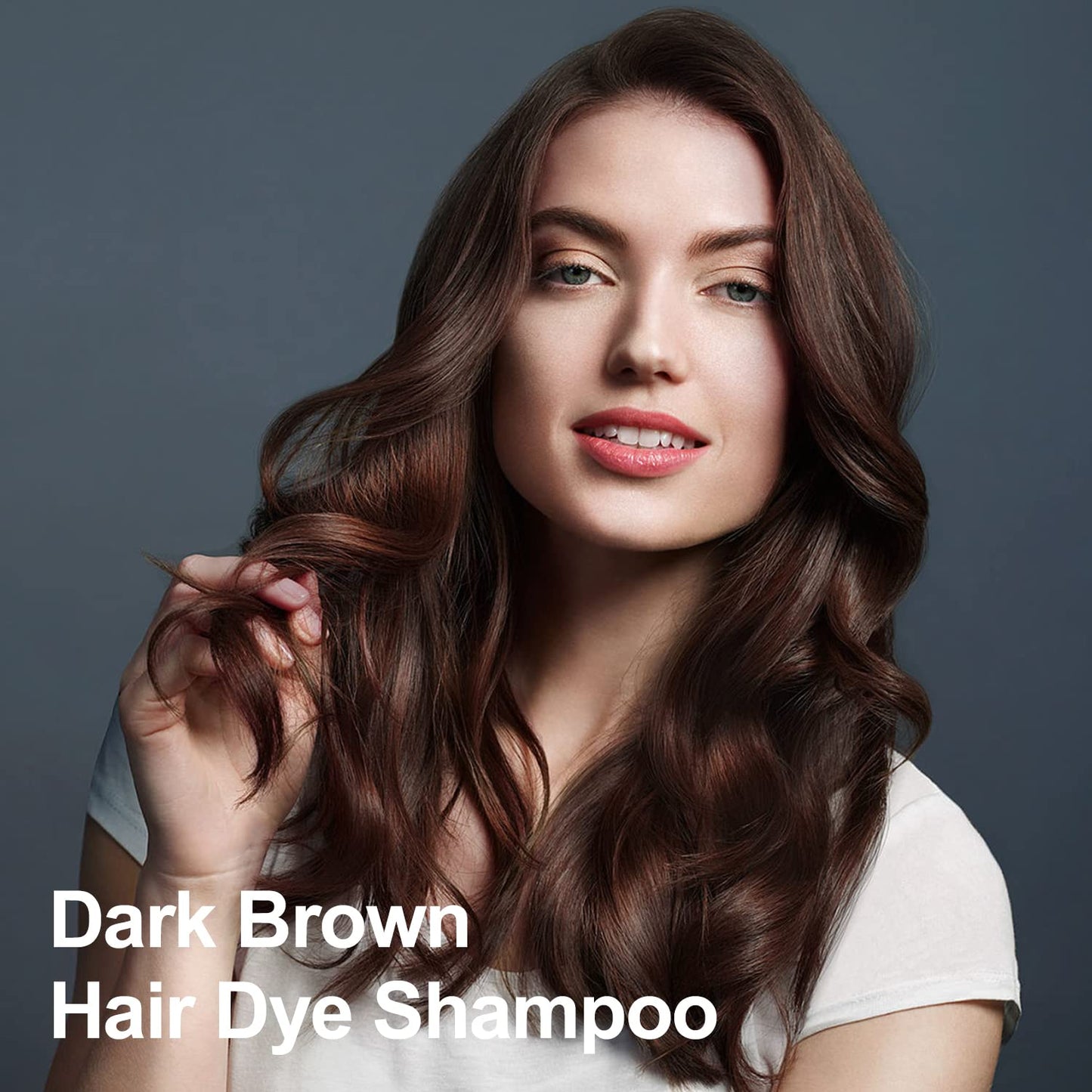 Black Argan Oil Hair Dye Shampoo - 16.9 Fl Oz, 3-in-1 Semi-Permanent Color