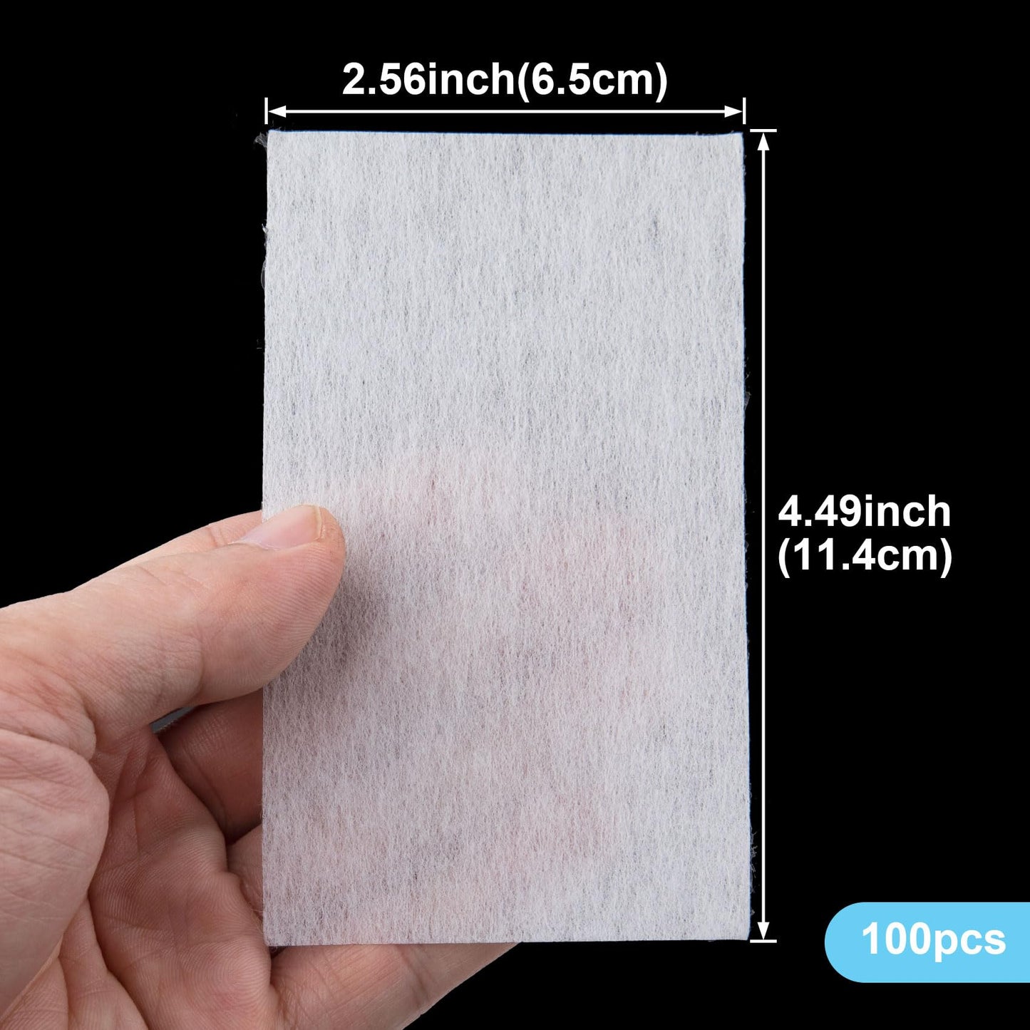 Pndeyo 100pcs End Papers for Hair Perm, Disposable Salon Papers, High Temperature Resistance Curling Tool Hair Styling Accessories for Cold and Hot Perms- White