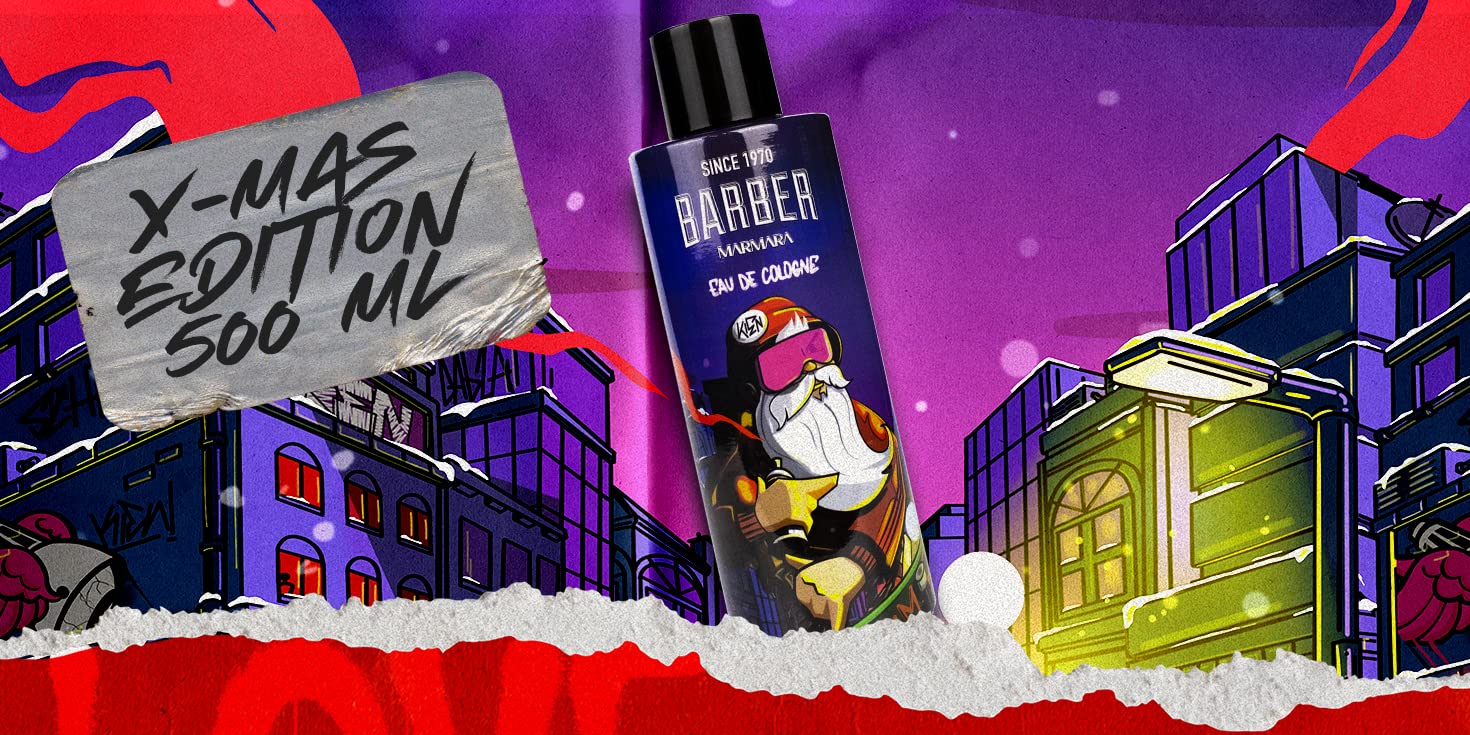 Travel Size Marmara Barber Cologne (50ml) - Ideal for Modern Barbers & Shaving Enthusiasts