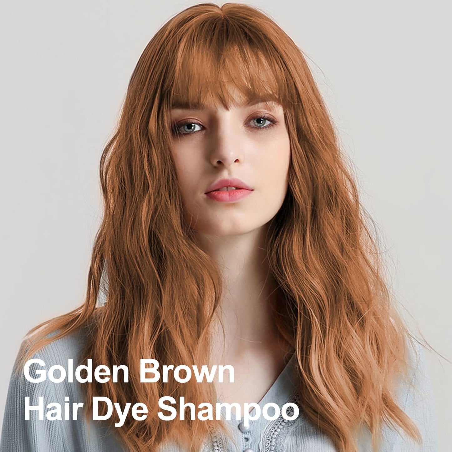 Black Argan Oil Hair Dye Shampoo - 16.9 Fl Oz, 3-in-1 Semi-Permanent Color