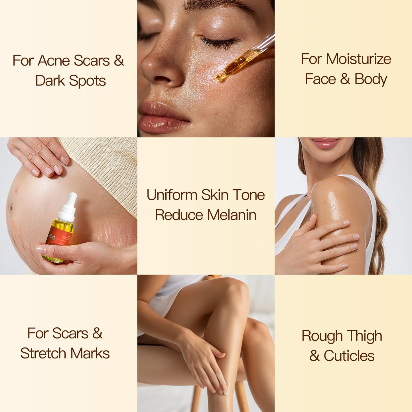Vitamin E Oil 80,000 IU with Bakuchiol for Wrinkles & Scars - 30ml Natural Skin Moisturizer
