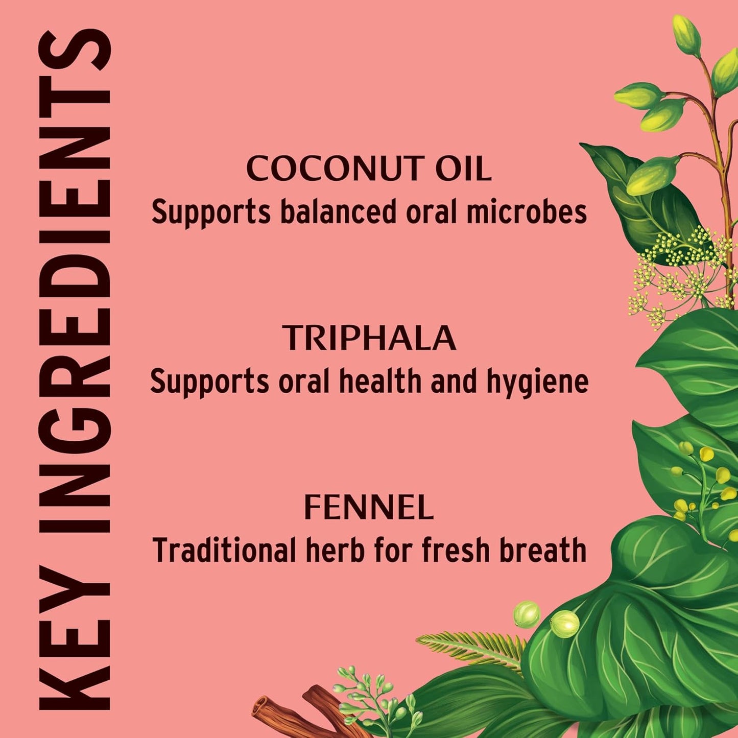 Organic Cinnamon Pulling Oil – Ayurvedic Mouthwash with Coconut Oil for Fresh Breath – 8 oz Vegan