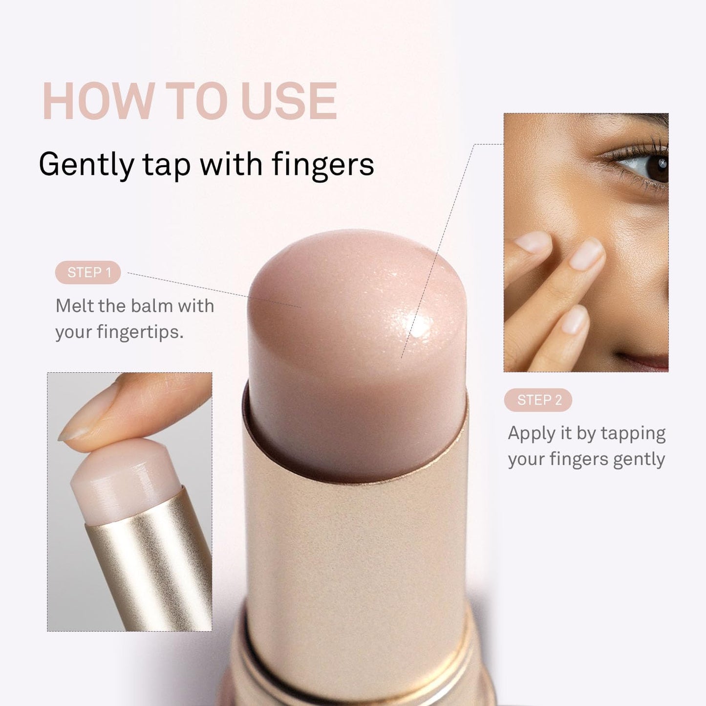 True Dimension Radiance Balm - Korean Highlighter & Cream Blush for Glowy Skin (10g, LIGHT)