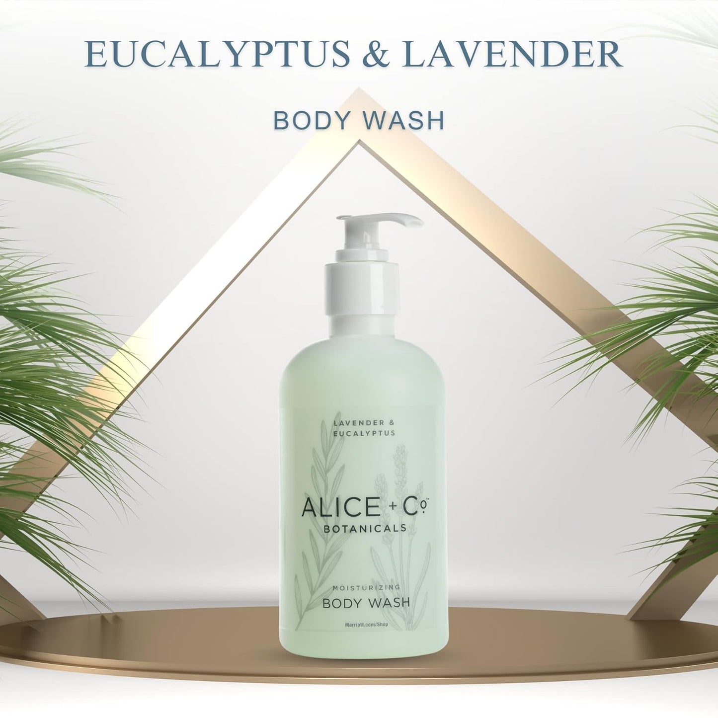 Luxury Lavender & Eucalyptus Body Wash - 8.5 oz Hotel Bath Amenities by Alice + Co.