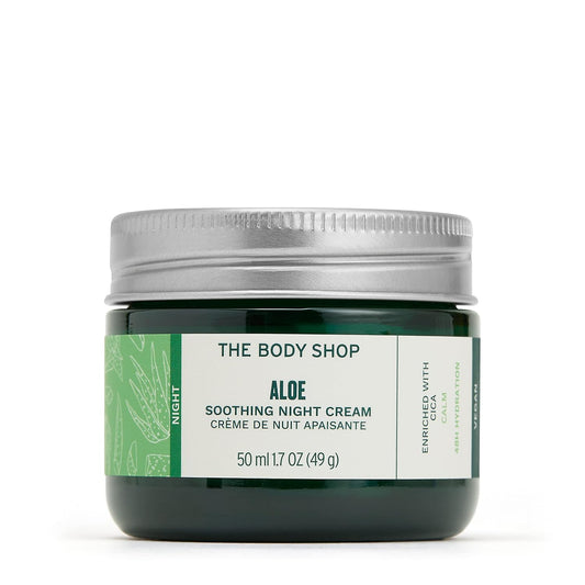 Aloe Vera Night Cream for Sensitive Skin | Vegan & Moisturizing | 50ml