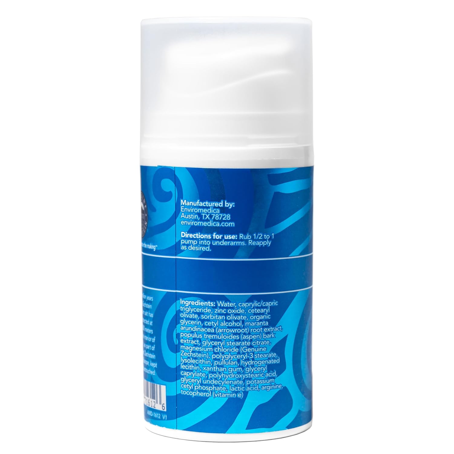 Natural Deodorant Cream - Eucalyptus & Mint, Aluminum-Free, Vegan, 2 oz for Sensitive Skin