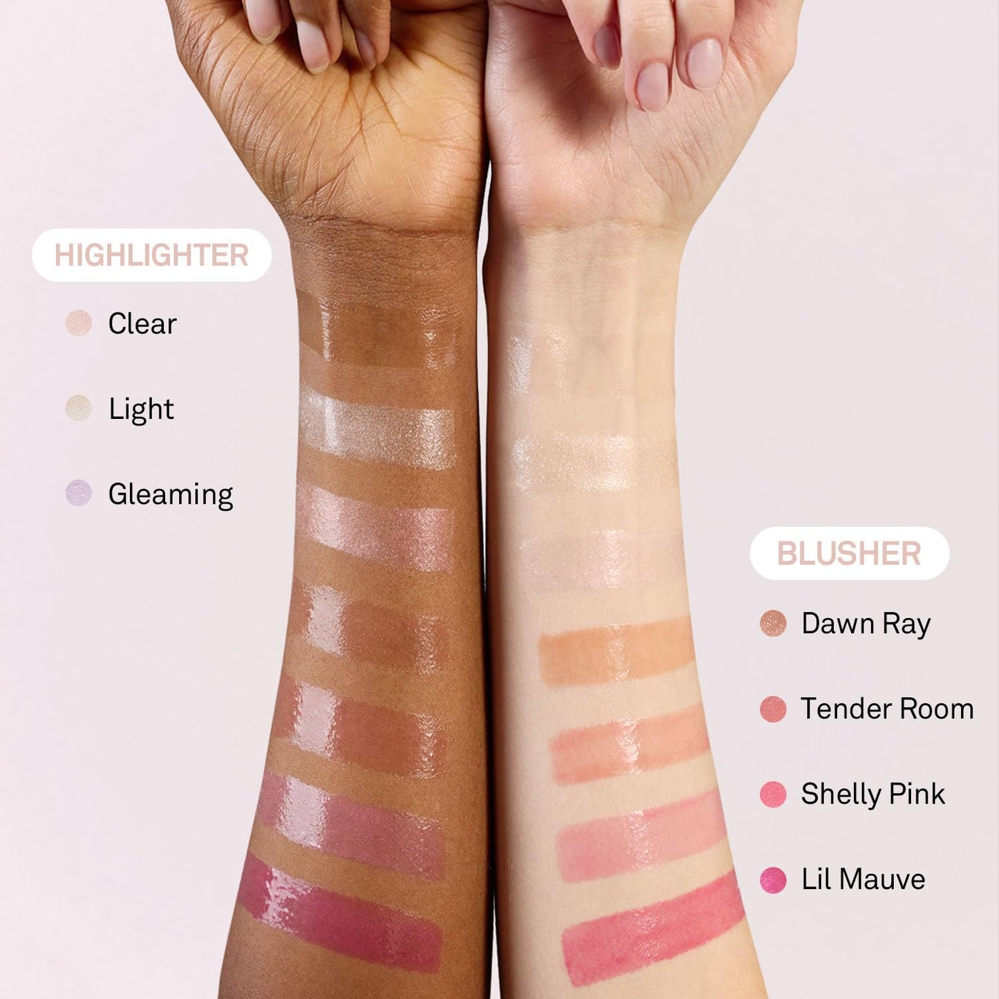 True Dimension Radiance Balm - Korean Highlighter & Cream Blush for Glowy Skin (10g, LIGHT)