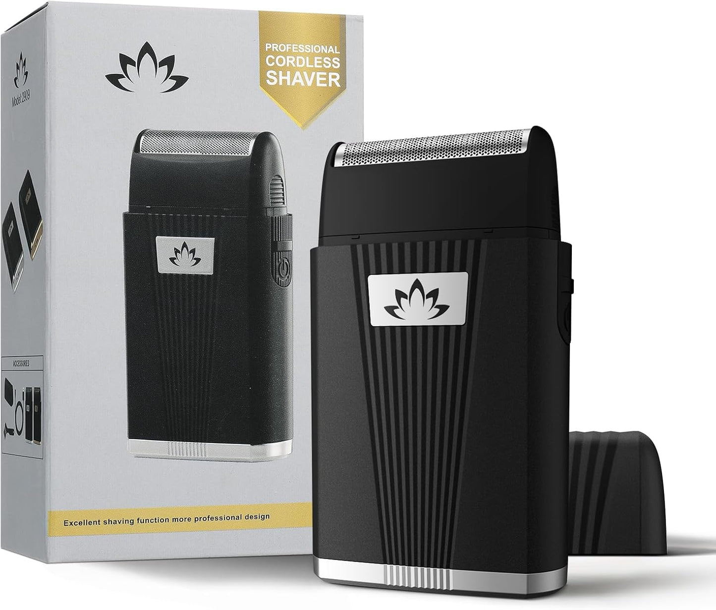 Powerful Foil Bald Shaver for Men - Cordless Electric Razor & Beard Trimmer with LED Display