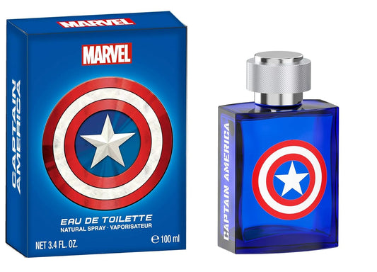 Captain America Eau de Toilette for Men - 3.4oz Cologne Spray by Air Val International