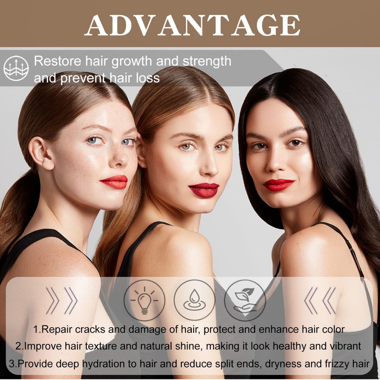 Hotiary Batana Oil for Hair Growth, Organic Batana Oil Hair Mask Thickness Hair Conditoner for Hair Loss Repairs Damaged Split Ends for Men & Women (4 Ounce (Pack of 1))