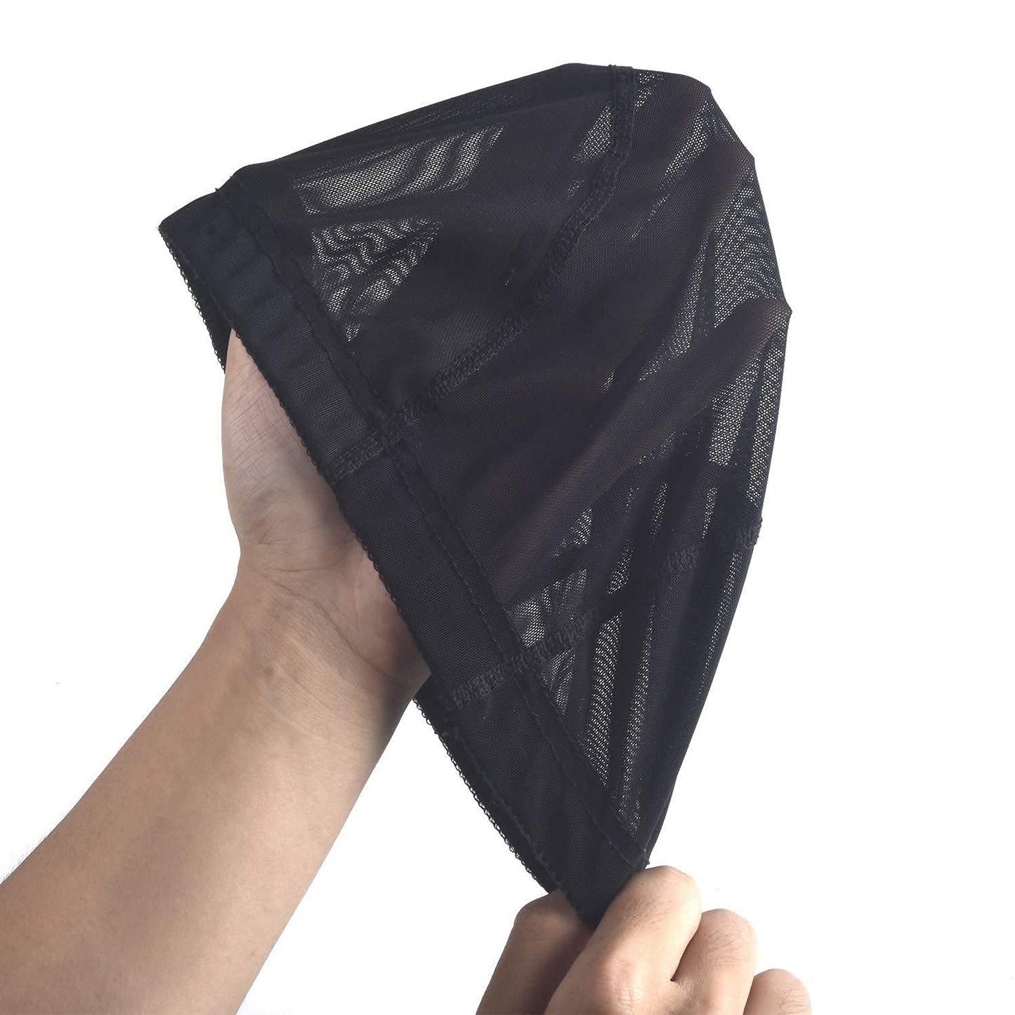 Smilco Mesh Wig Cap 6 Pack Stretchable Mesh Dome Caps for Wigs(Black)