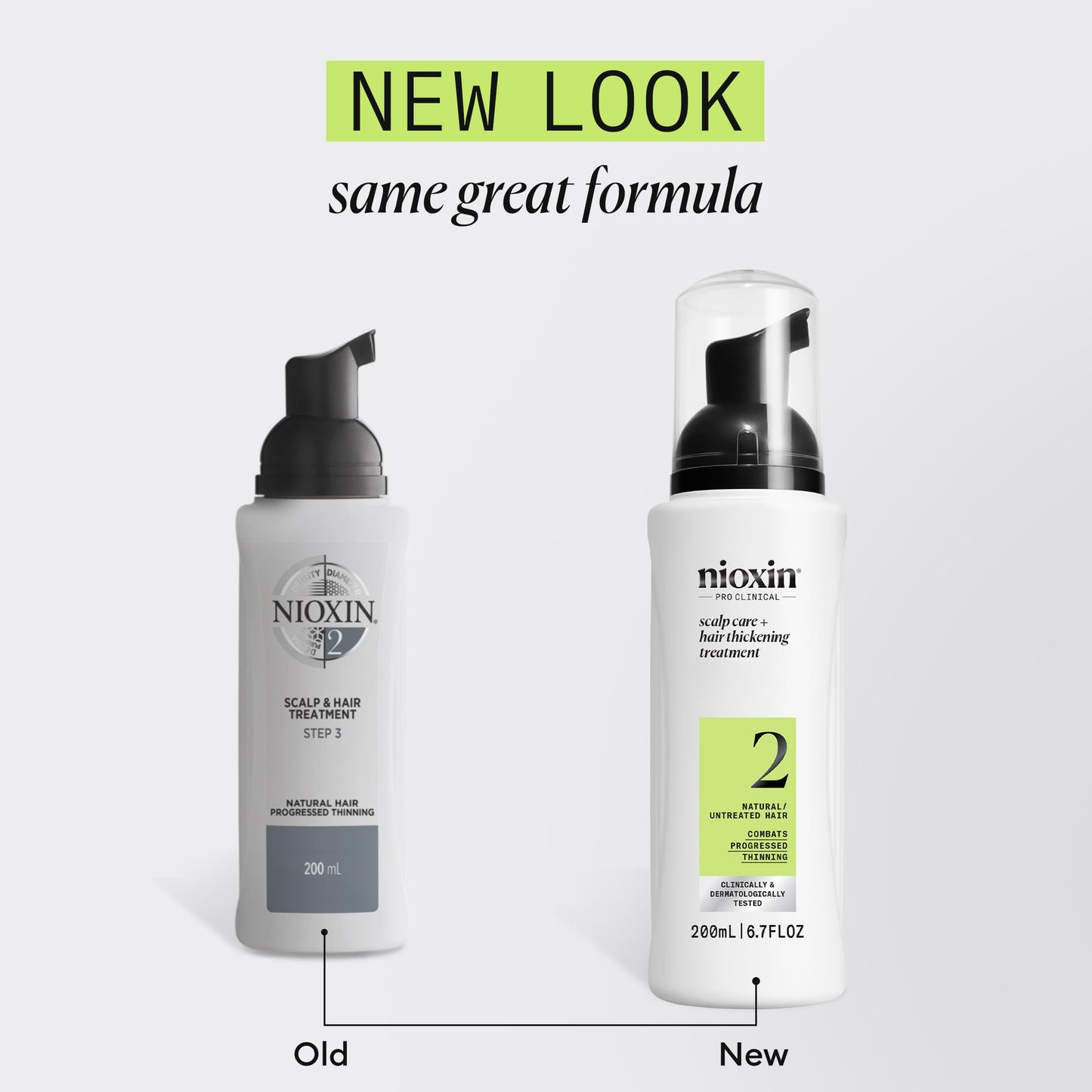 Nioxin Scalp + Hair Thickening System 2 Leave on Treatment | For Natural or Untreated Hair with Progressed Thinning | 6.8 Fl oz.