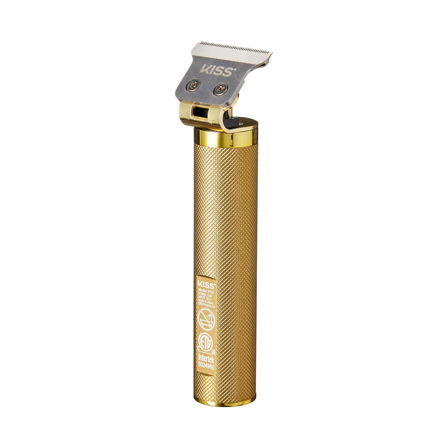 KISS Precision Blade Cordless Trimmer with Stainless Steel T-Blade, Powerful High-Torque, High-Speed Motor, 3 Blade Guard Attachments & Blade Cover, USB Cable & Long-Lasting Lithium Ion Battery