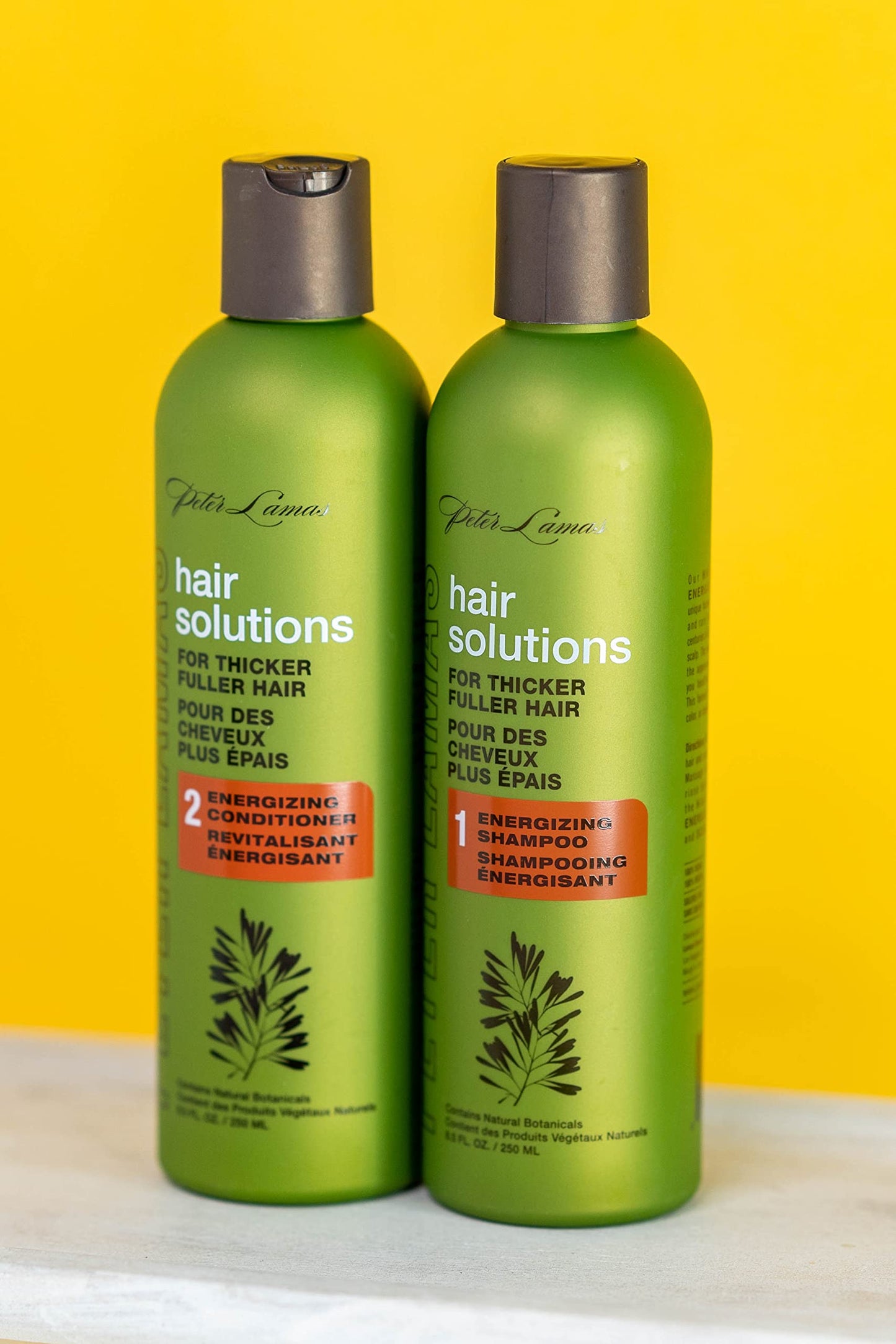 Peter Lamas Energizing Biotin & Stem Cells (Shampoo & Conditioner)| Hair Regrowth for Men and Women | Vegan Paraben Sulfate Free | Grow Thicker Fuller Healthier Hair by Addressing the Root Cause of Hair Loss