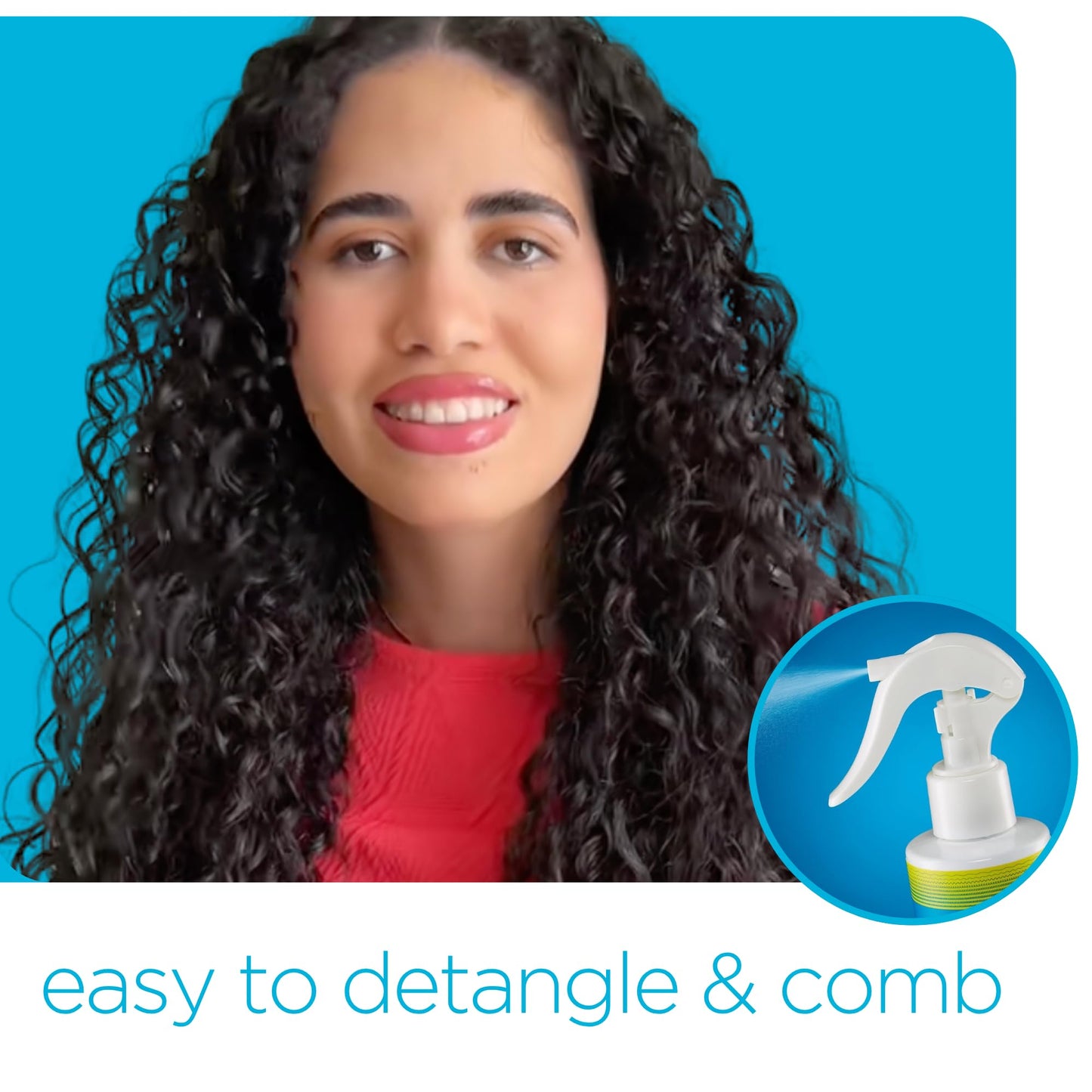 Naturaz Rehydrating Mist Detangler Spray – Leave-In Conditioner with Aloe Vera for Dry, Curly, Coily, Matted or Damaged Hair – Moisturizing, Vegan Formula for Women, Men & Kids – 8 fl oz