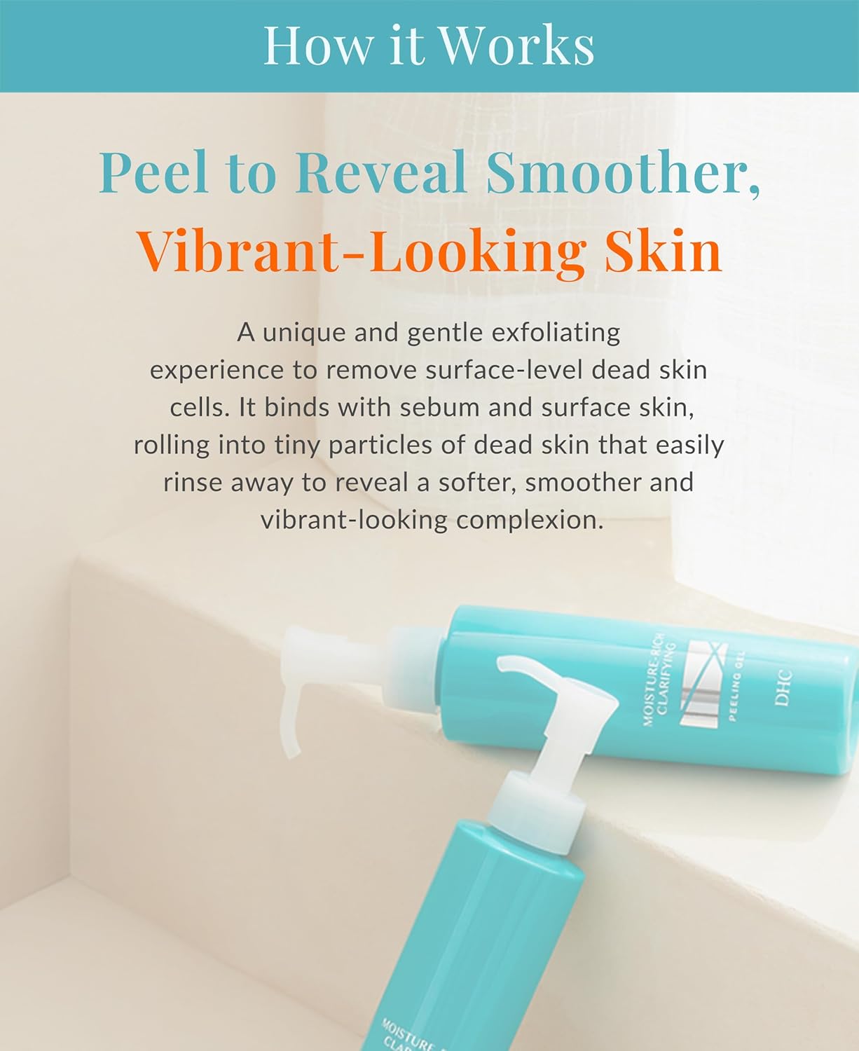 Moisture-Rich DHC Clarifying Peeling Gel for Radiant Skin - 120ml