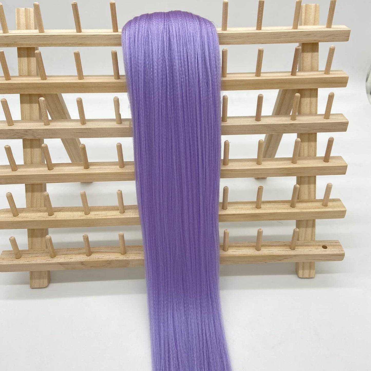 Light Purple Braiding Hair Pre Stretched Synthetic Yaki Ez braid Pre stretched Braiding hair