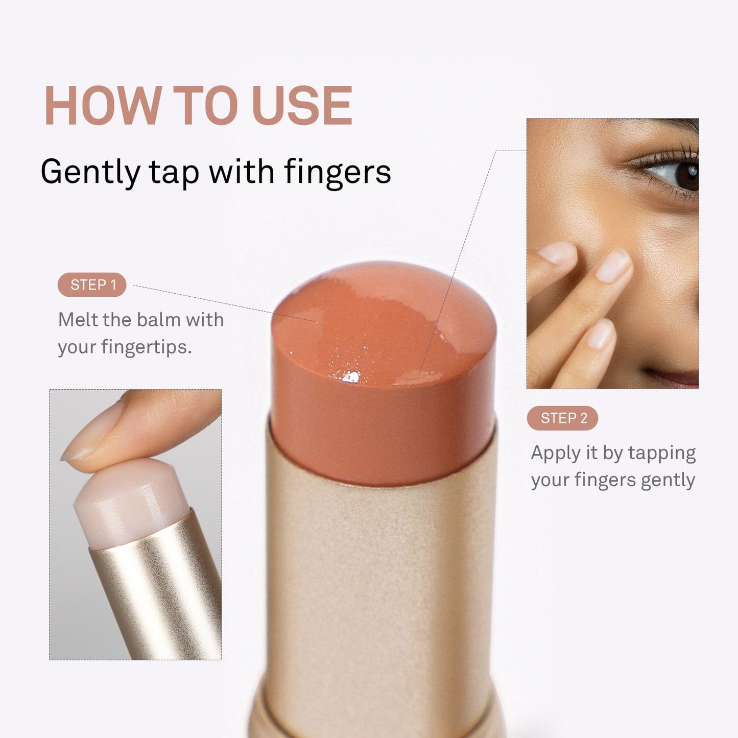 True Dimension Radiance Balm - Korean Highlighter & Cream Blush for Glowy Skin (10g, LIGHT)