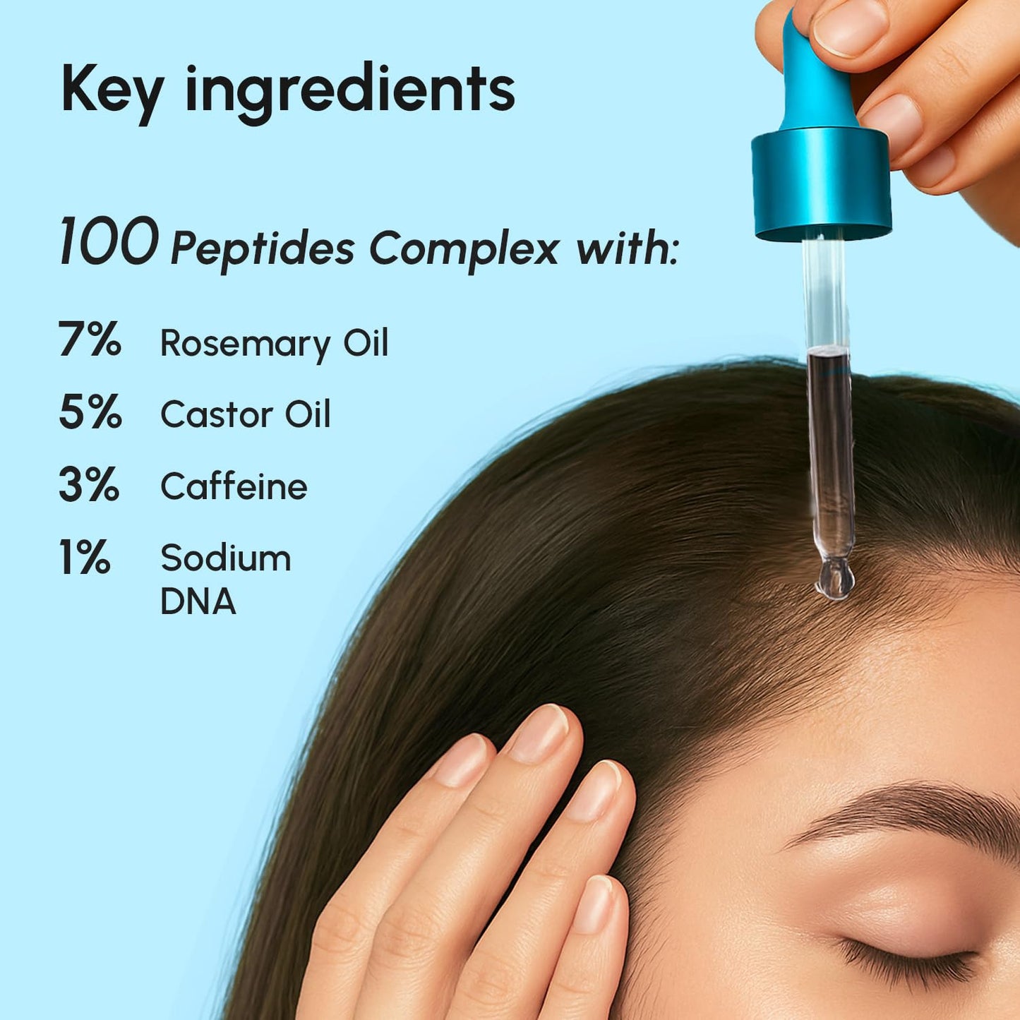 MAREE Hair Growth Serum - Biotin & Caffeine Formula for Smooth Hair and Root Support