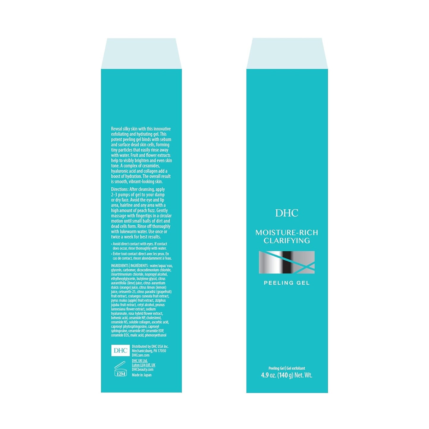 Moisture-Rich DHC Clarifying Peeling Gel for Radiant Skin - 120ml